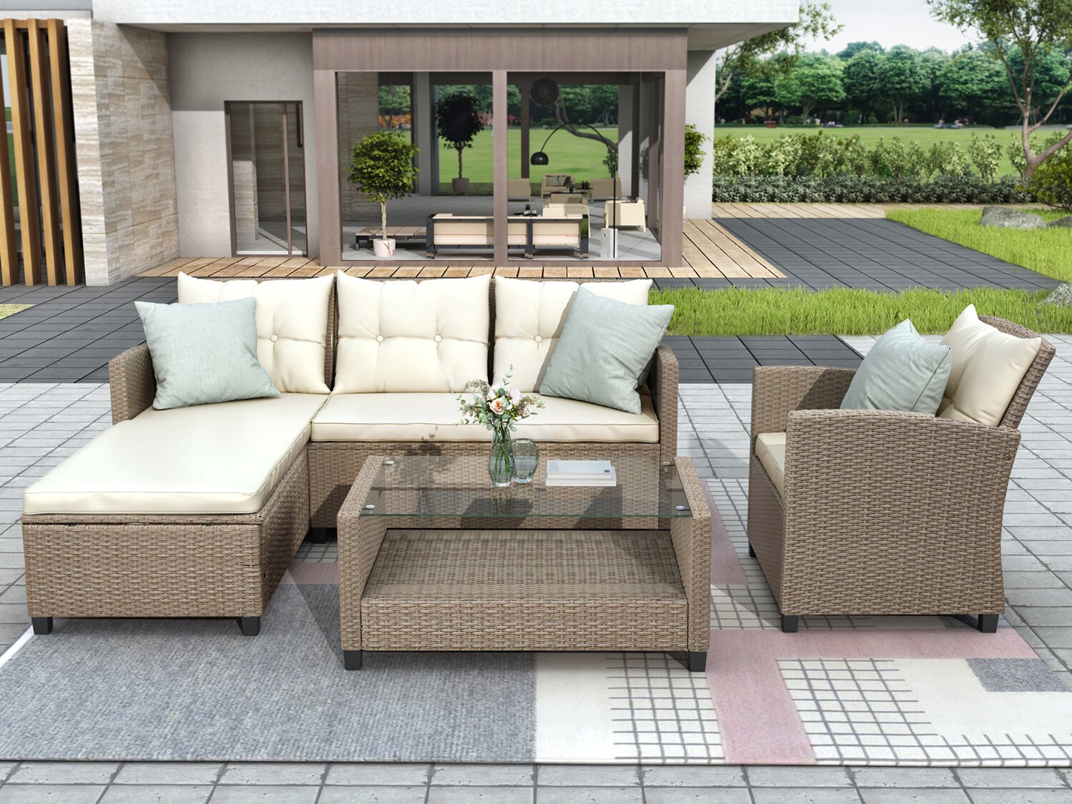 SINOFURN SYB060008BL Patio-Conversation-Sets - View #7