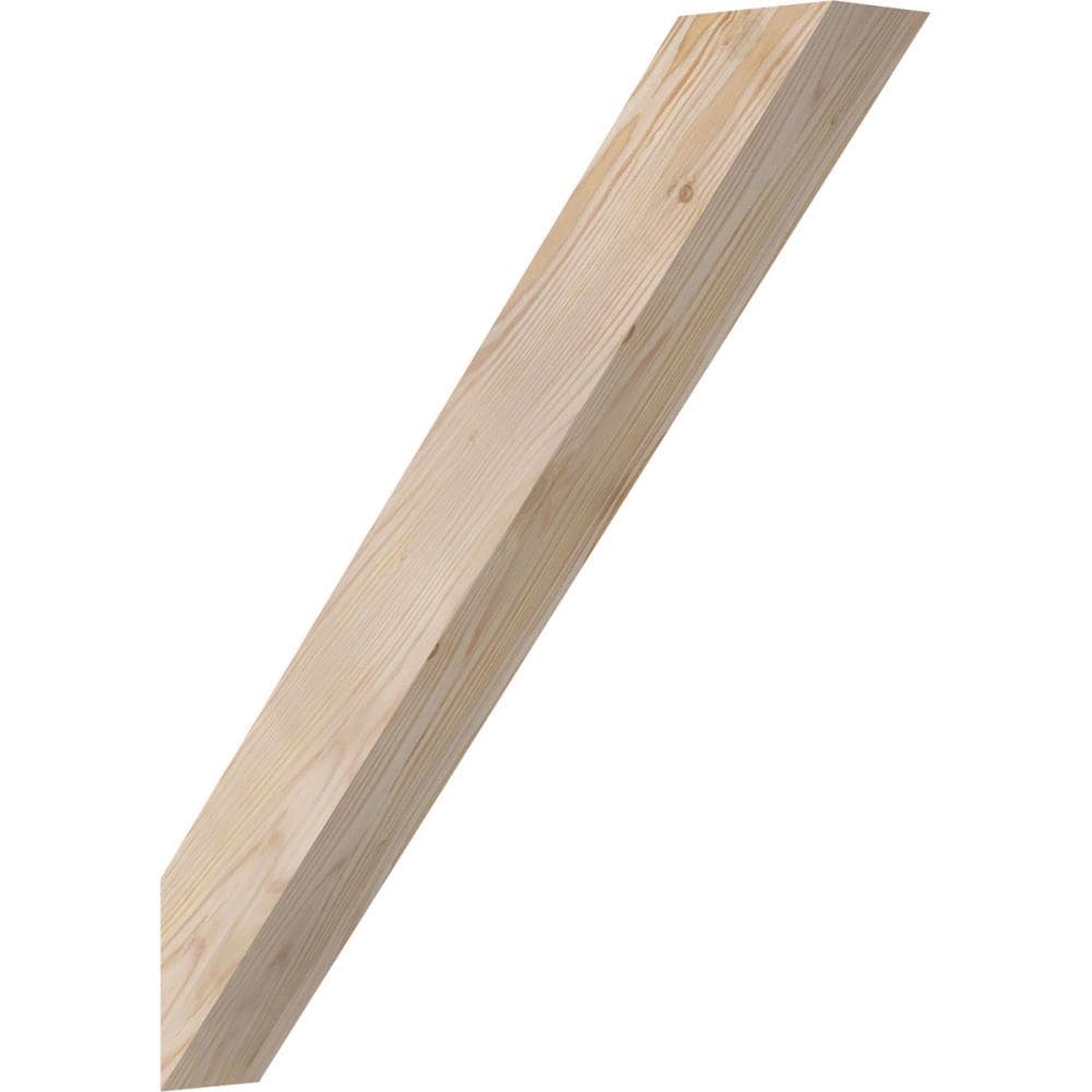 Ekena Millwork BRC04X22X26TRA00SDF 3-1/2-in x 22-in x 26-in Douglas Fir Unfinished Wood Traditional Smooth Knee Brace