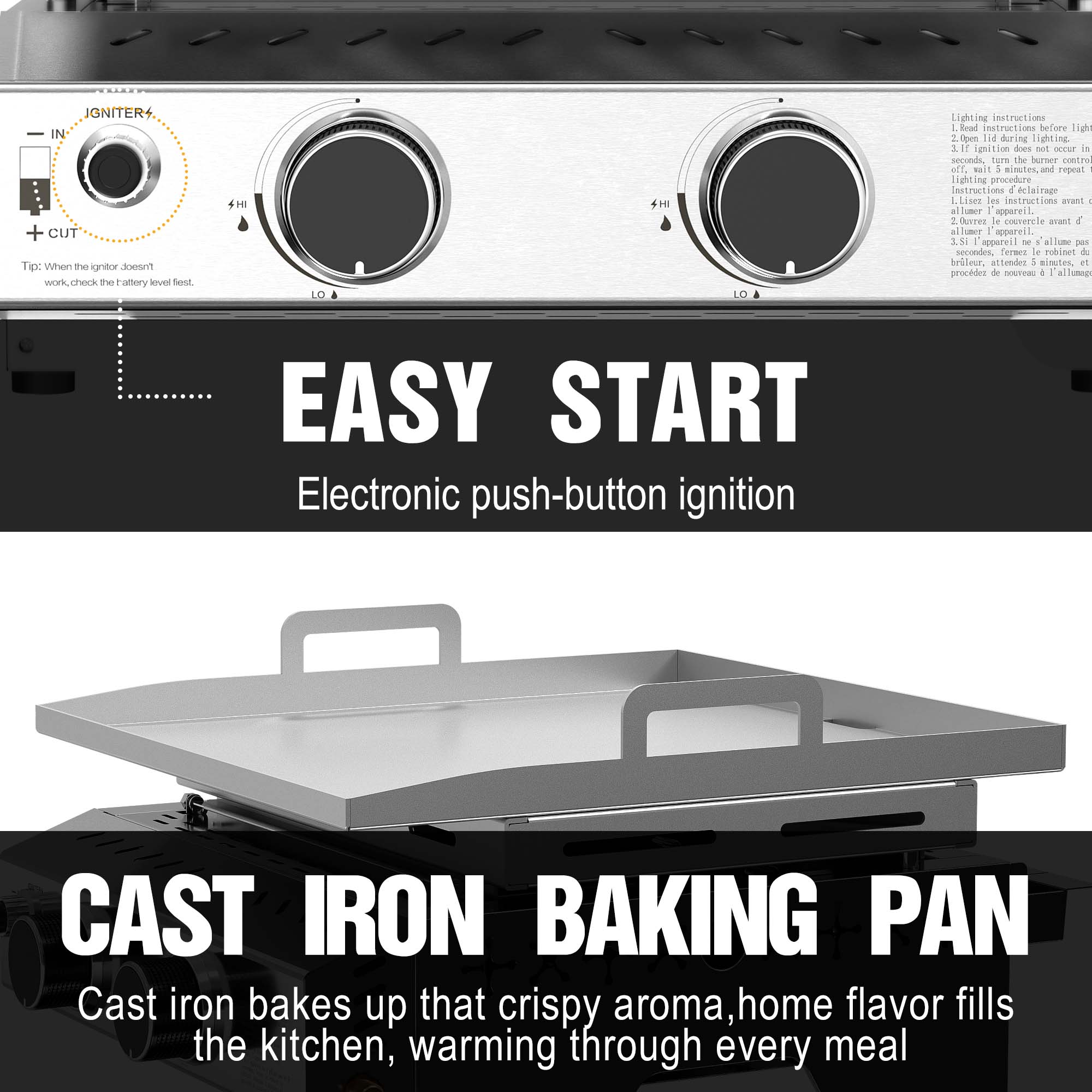 R.W.FLAME TG0120C Gas-Grill - View #8