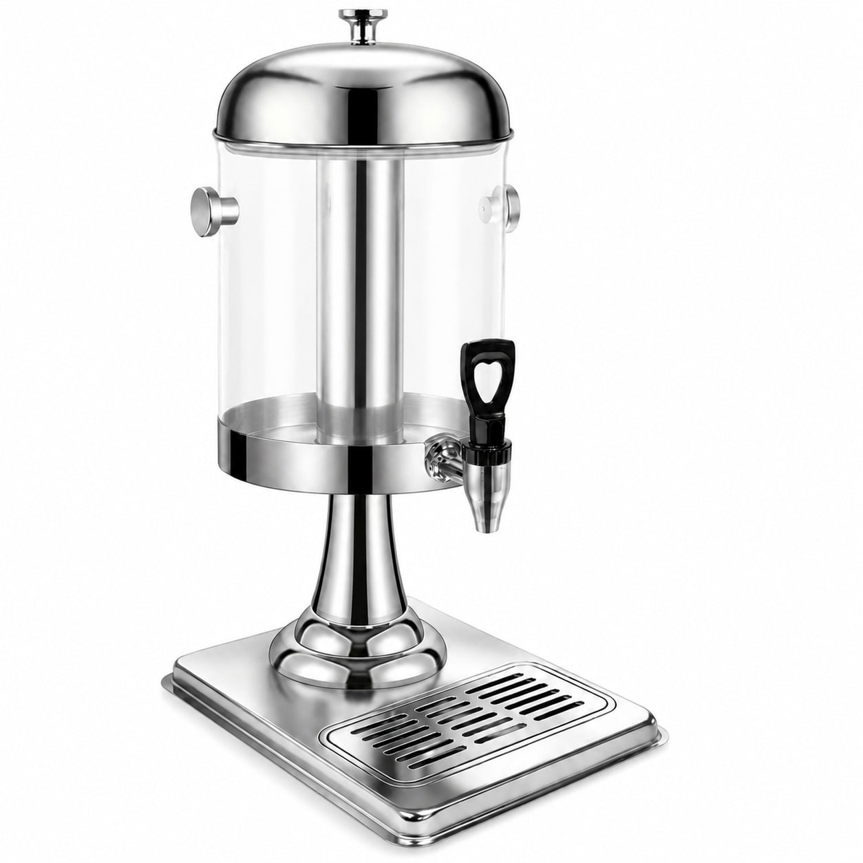 Aoibox  2 2 Gallon Beverage Dispenser with Stand Stainless Steel Drink Dispenser for Parties with Ice Core and Tray