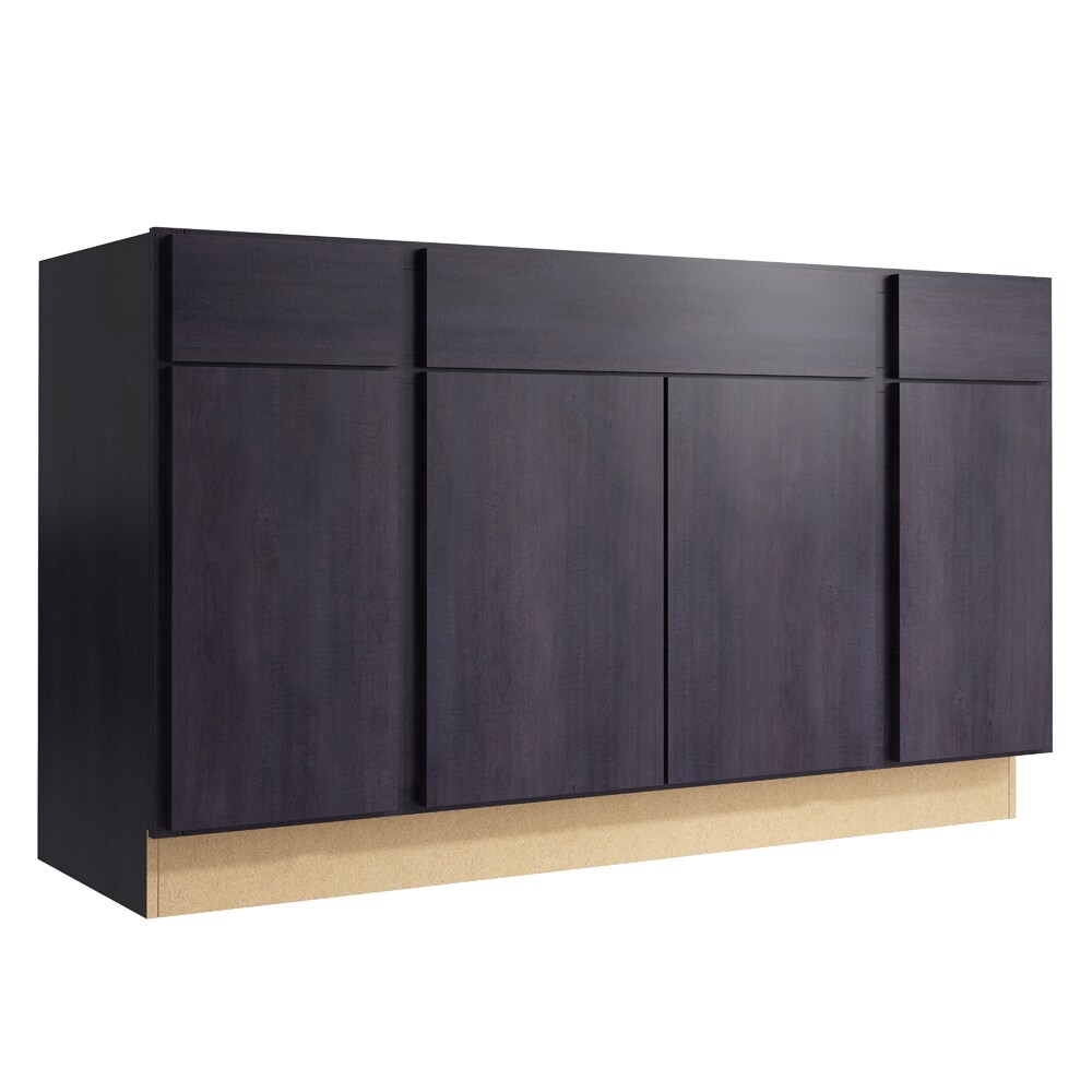 KraftMaid Momentum Frontier 60-in Dusk Bathroom Vanity Cabinet at Lowes.com