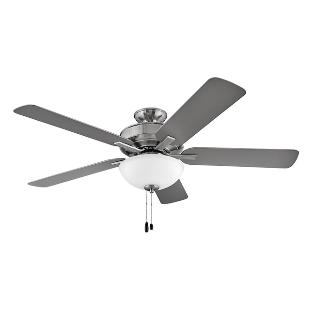 Brushed Nickel Indoor Smart Ceiling Fan