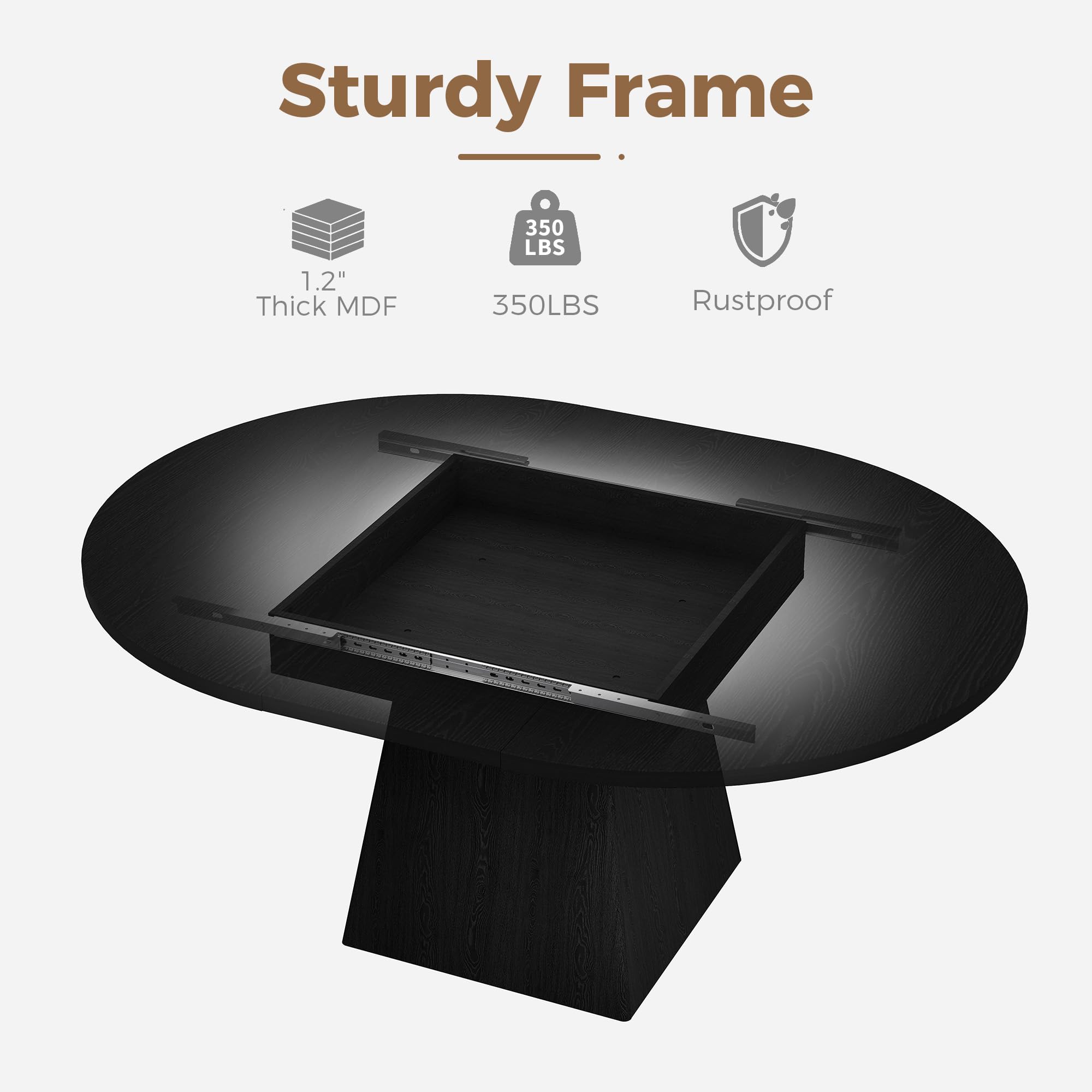 GarveeLife C3H-ZZMNFI-VX0POU Dining-Tables - View #5