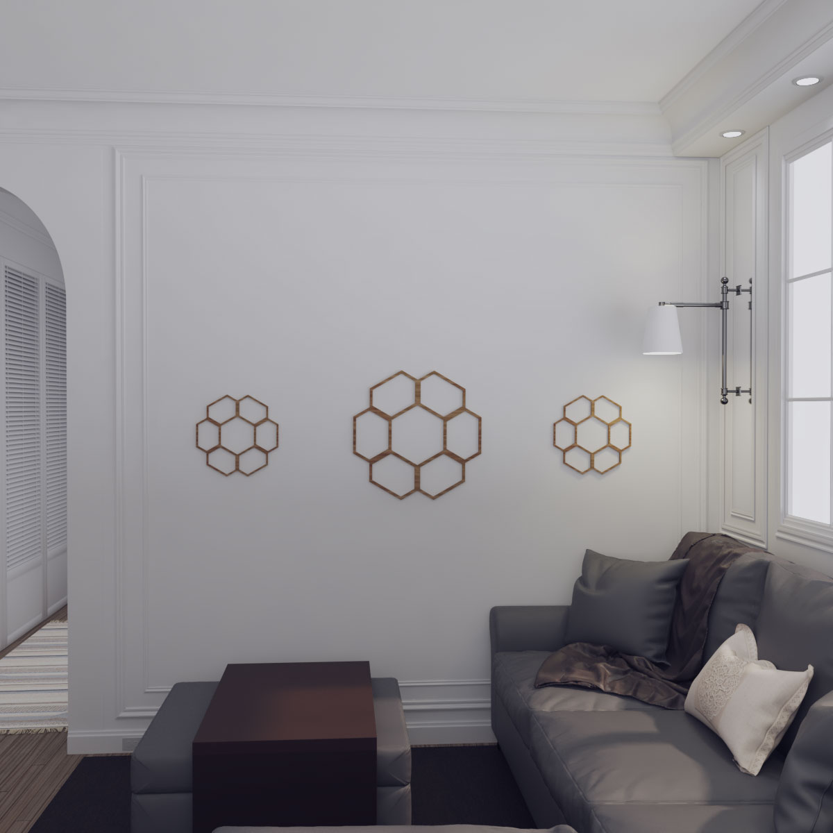 Ekena Millwork CMWP24X24X0250FOWA Ceiling-Medallions - View #10