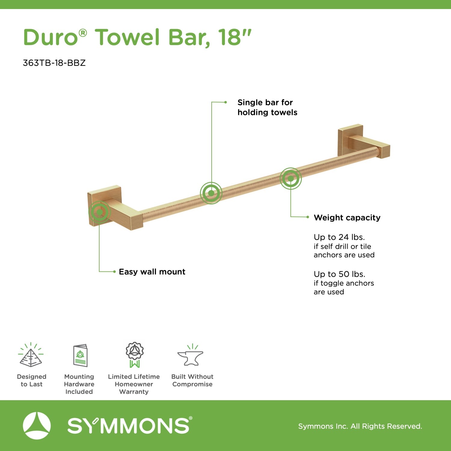 Symmons 363TB-18-BBZ d060350 - View #4