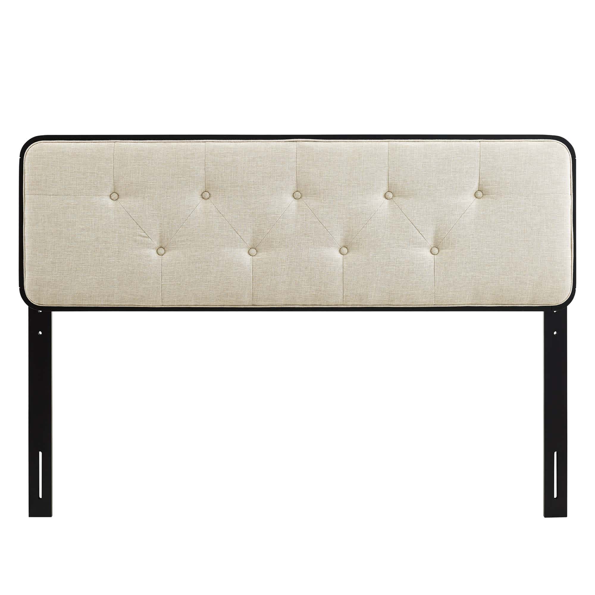 Modway MOD-6233-BLK-BEI Upholstered-Headboards - View #5