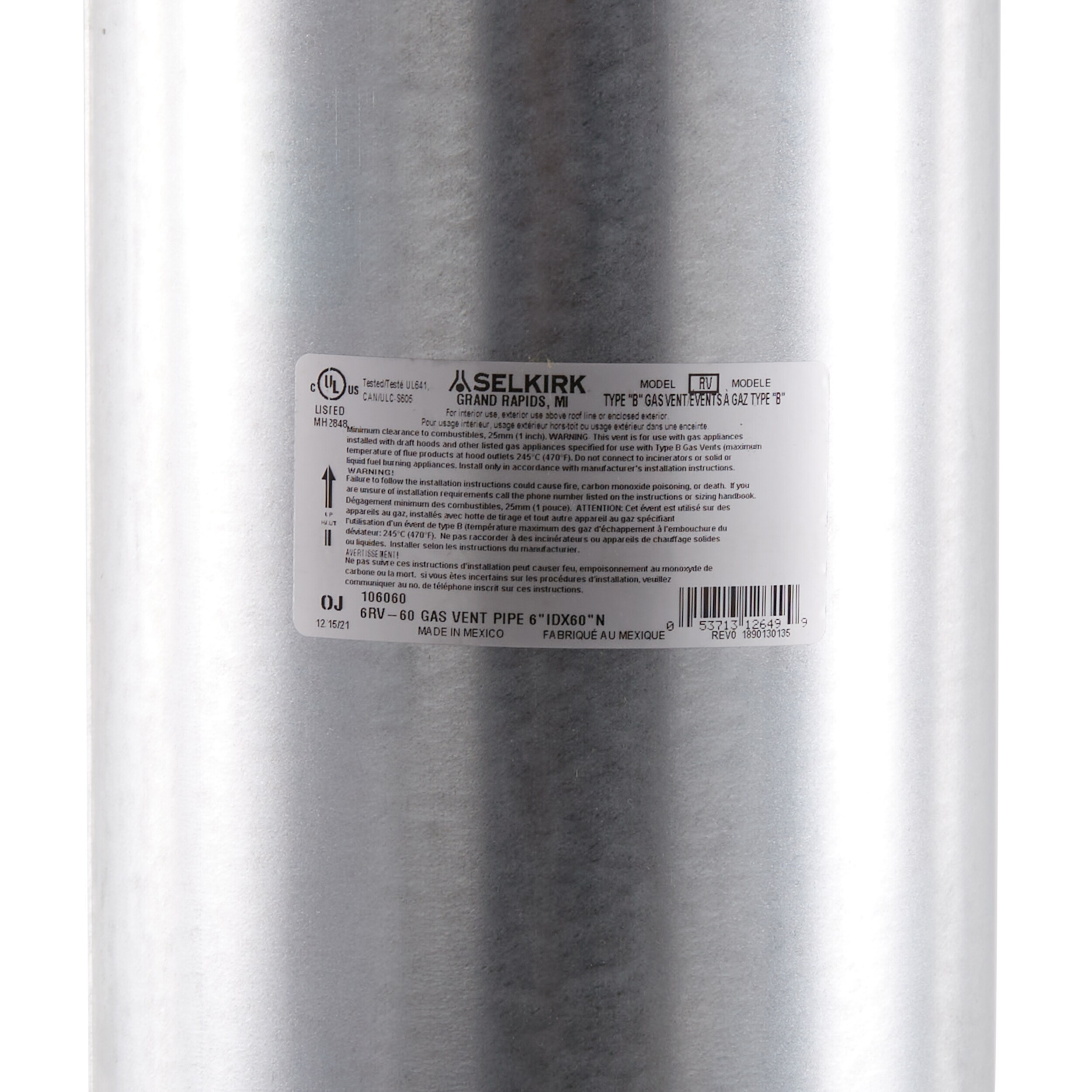 Selkirk 106060 Water-Heater-Accessories-Cat - View #13