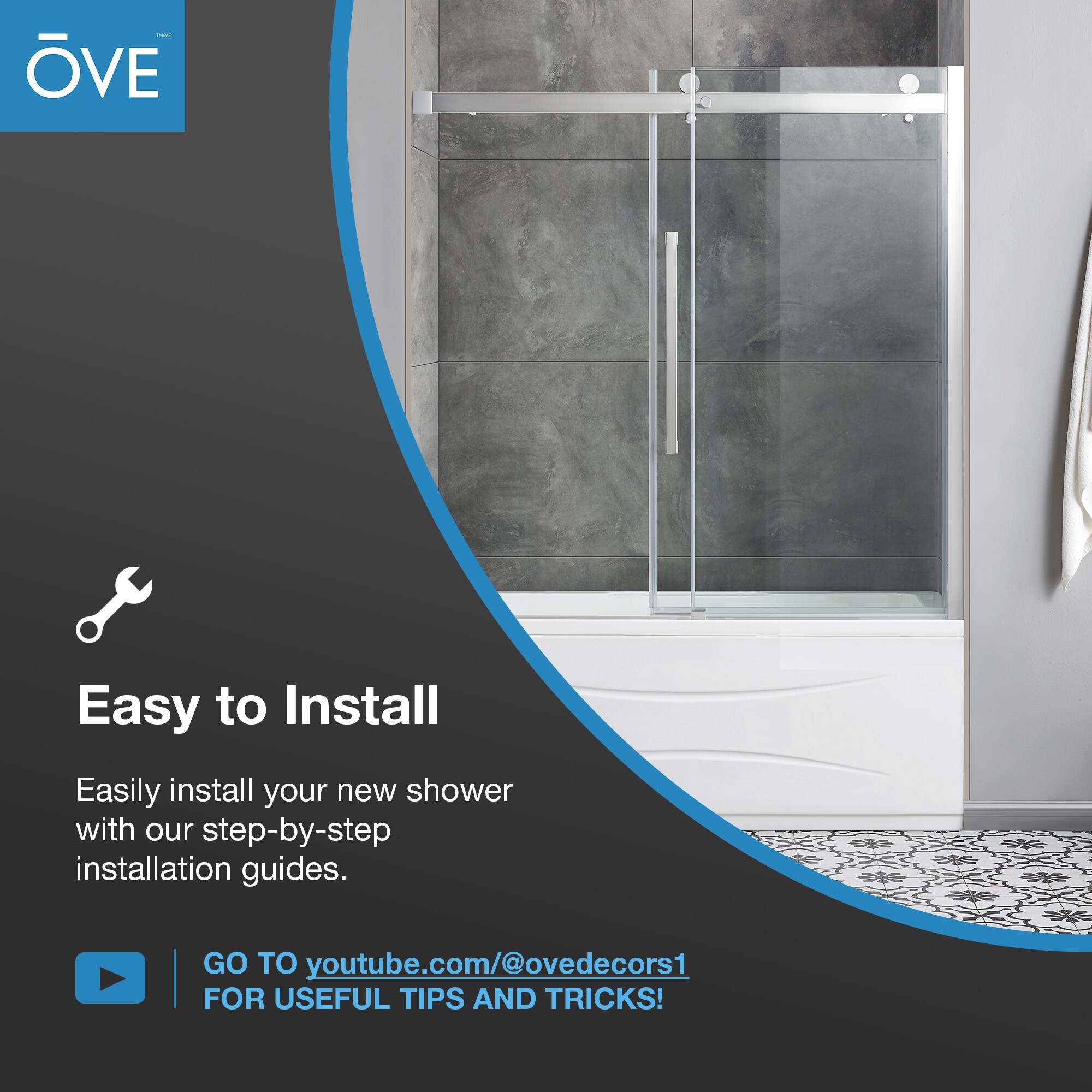 OVE Decors BEL-TDSN Bathtub-Doors - View #10