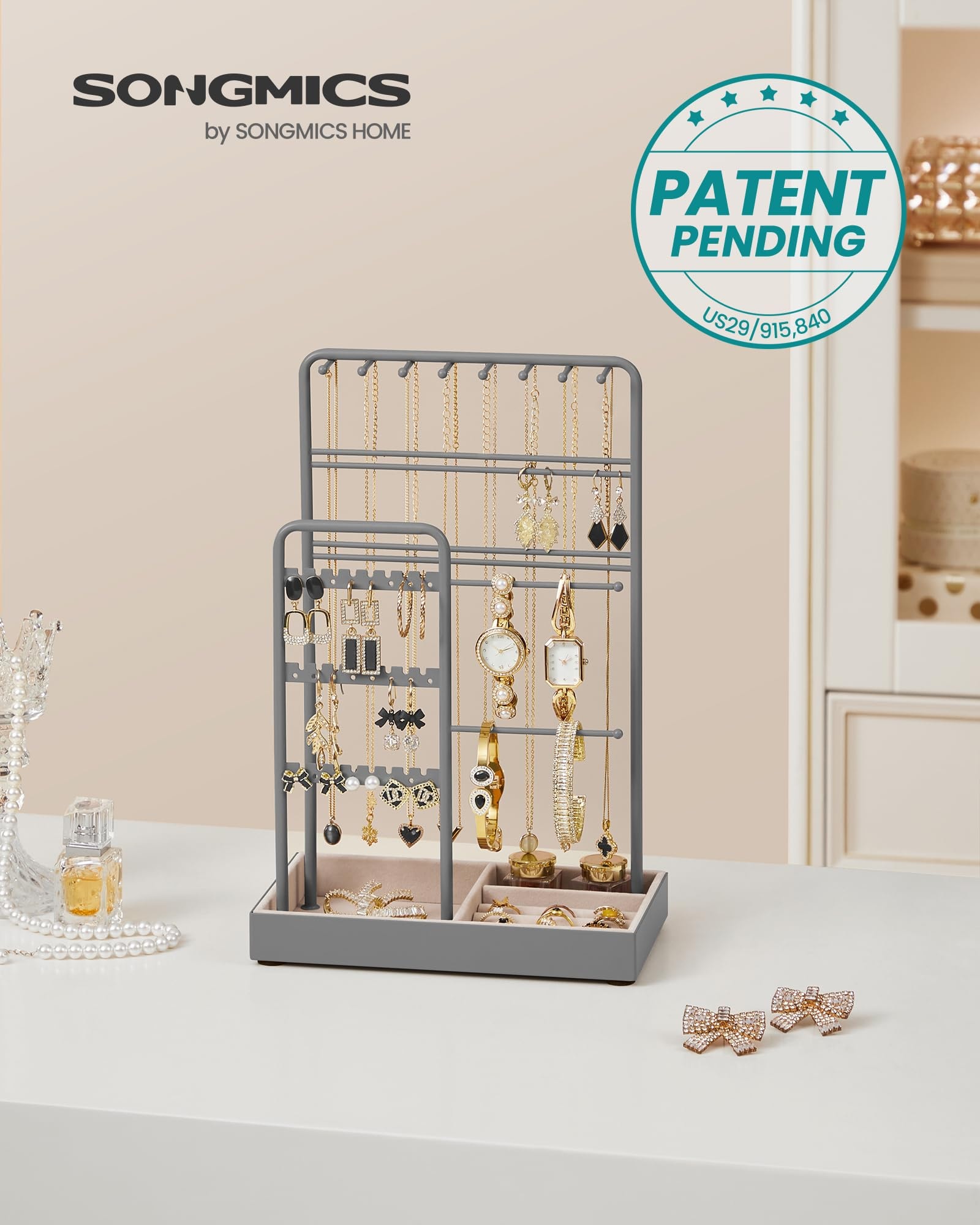 SONGMICS HOME JJS021G01 Jewelry-Organization - View #5