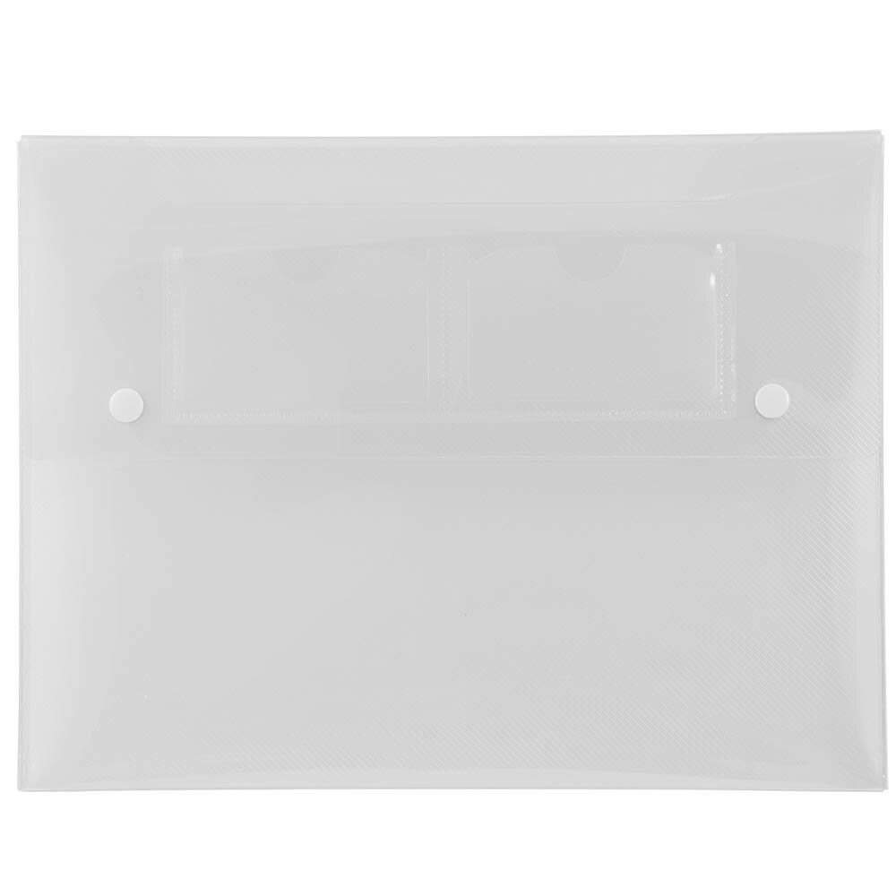 JAM Paper Clear Plastic 9-in x 13-in Snap Portfolio in the Folders ...