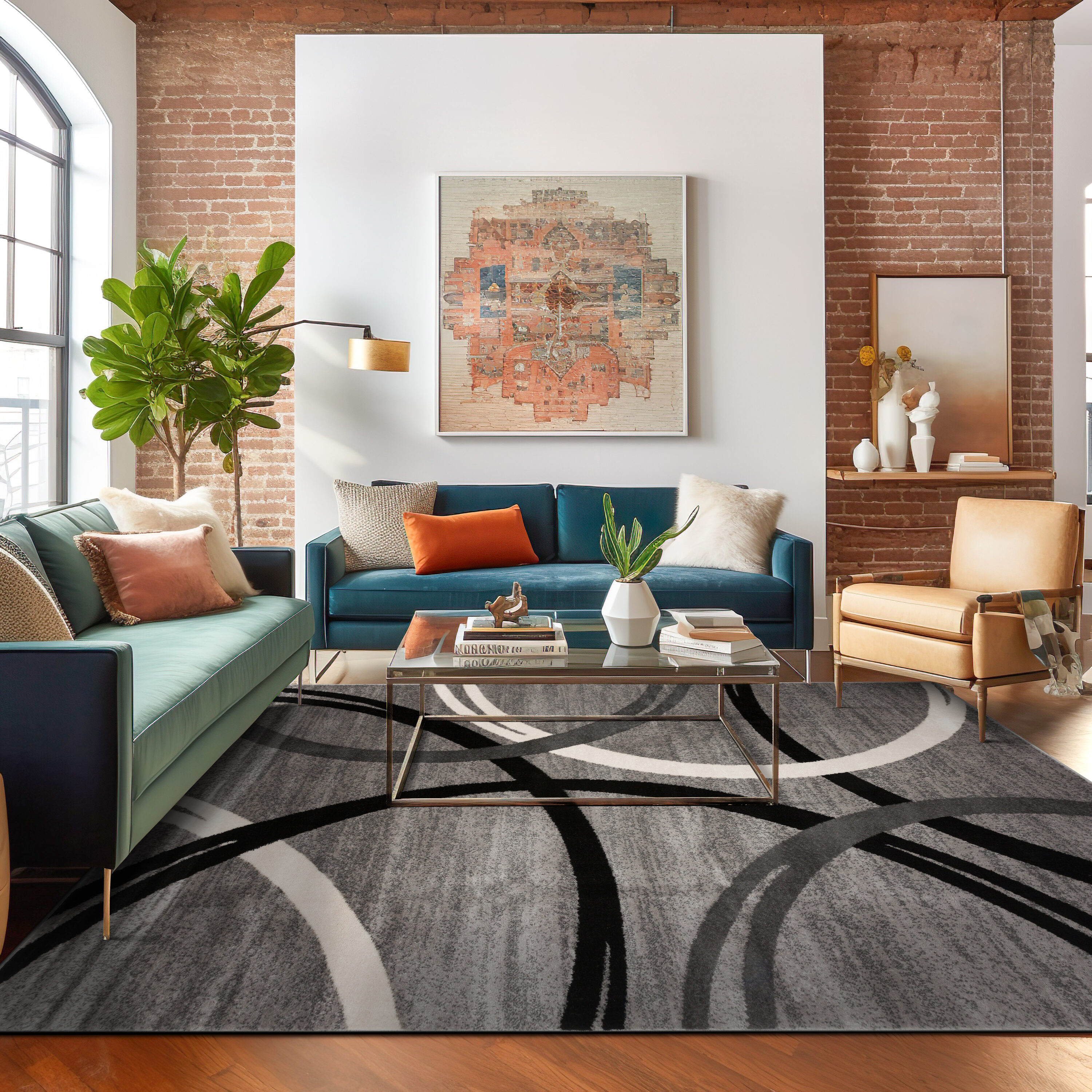 World Rug Gallery 377GRAY8X12 rugs - View #6