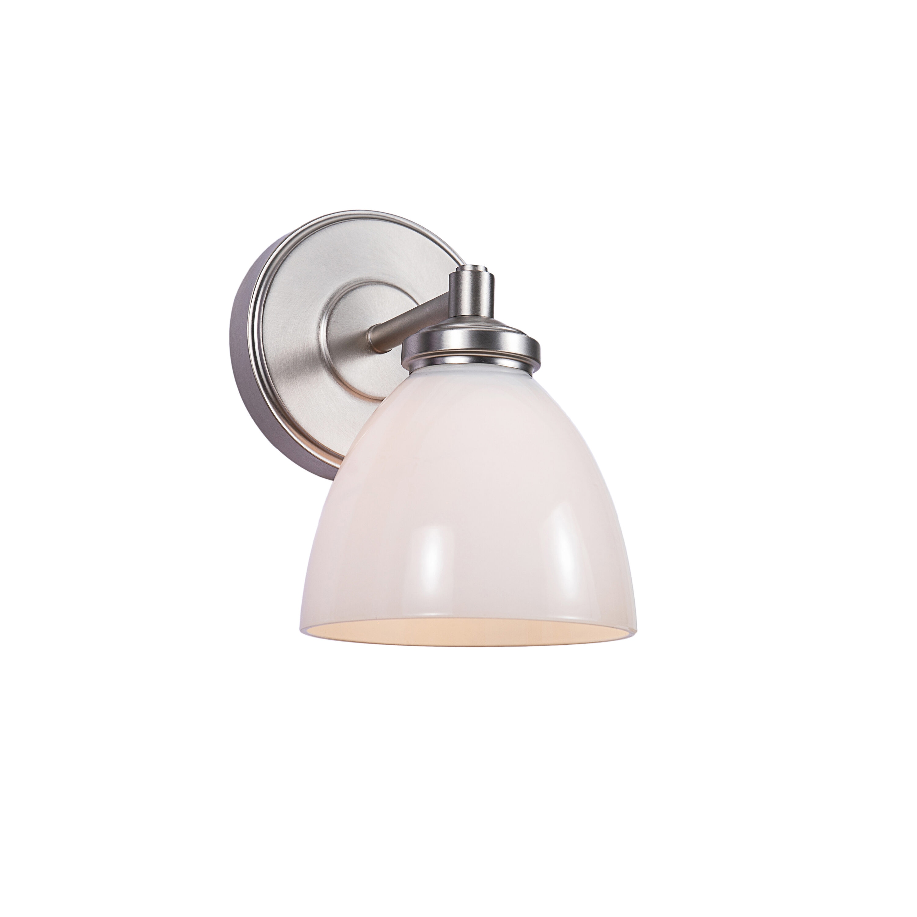 Aspen Creative Corporation 62279 5.75-in 1 -Light Brushed Nickel Transitional Vanity light
