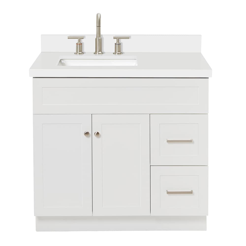 ARIEL F037SLWQRVOWHT Bath-Vanity-Combo - View #2
