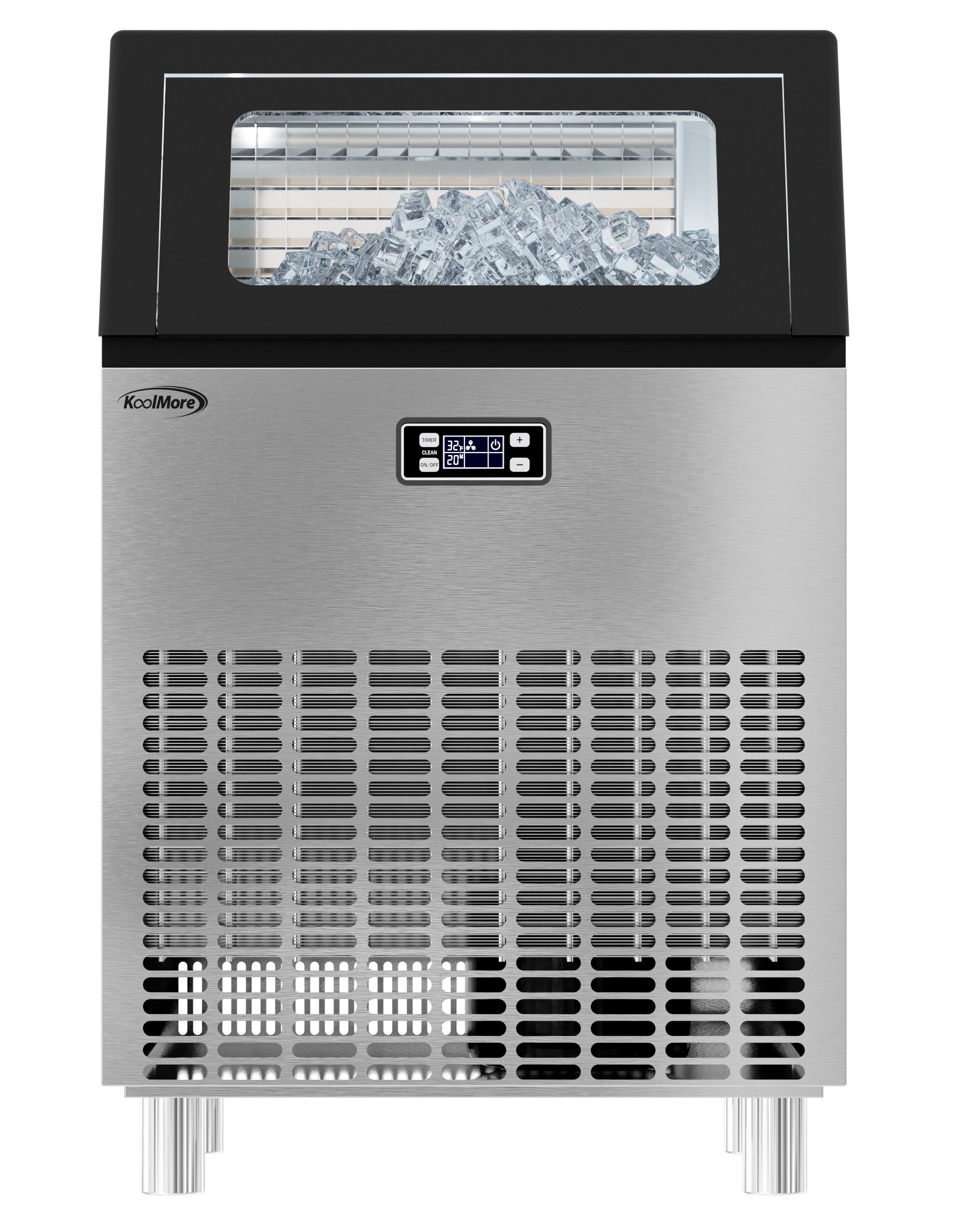 EUHOMY Ice Maker Machine Countertop, 27 lbs in 24 Hours, 9 Cubes