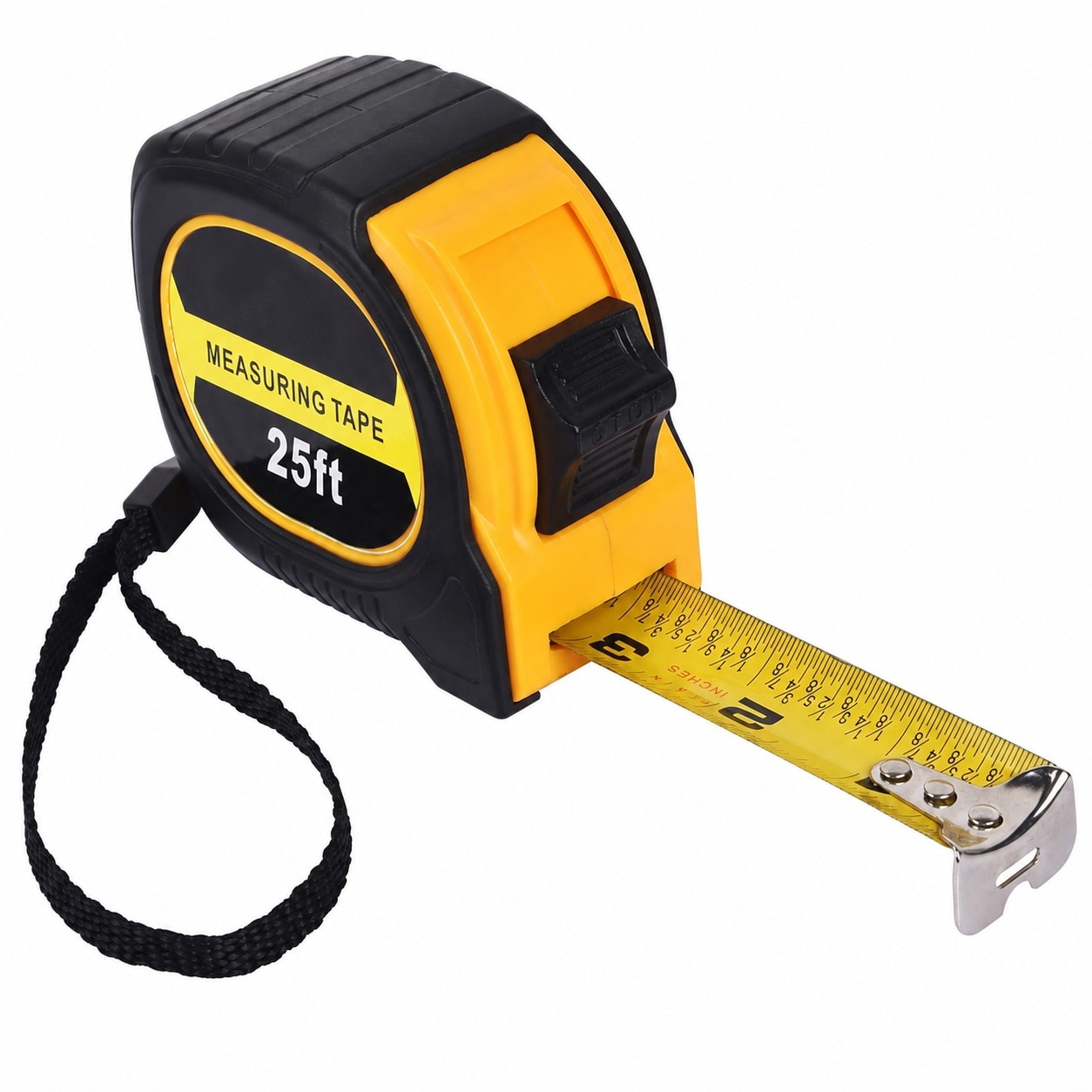 Etokfoks  25m 25ft Inch Metric Long Tape Measure with Fractional Scale 8ft Standout 5 Pack High Visibility Blade
