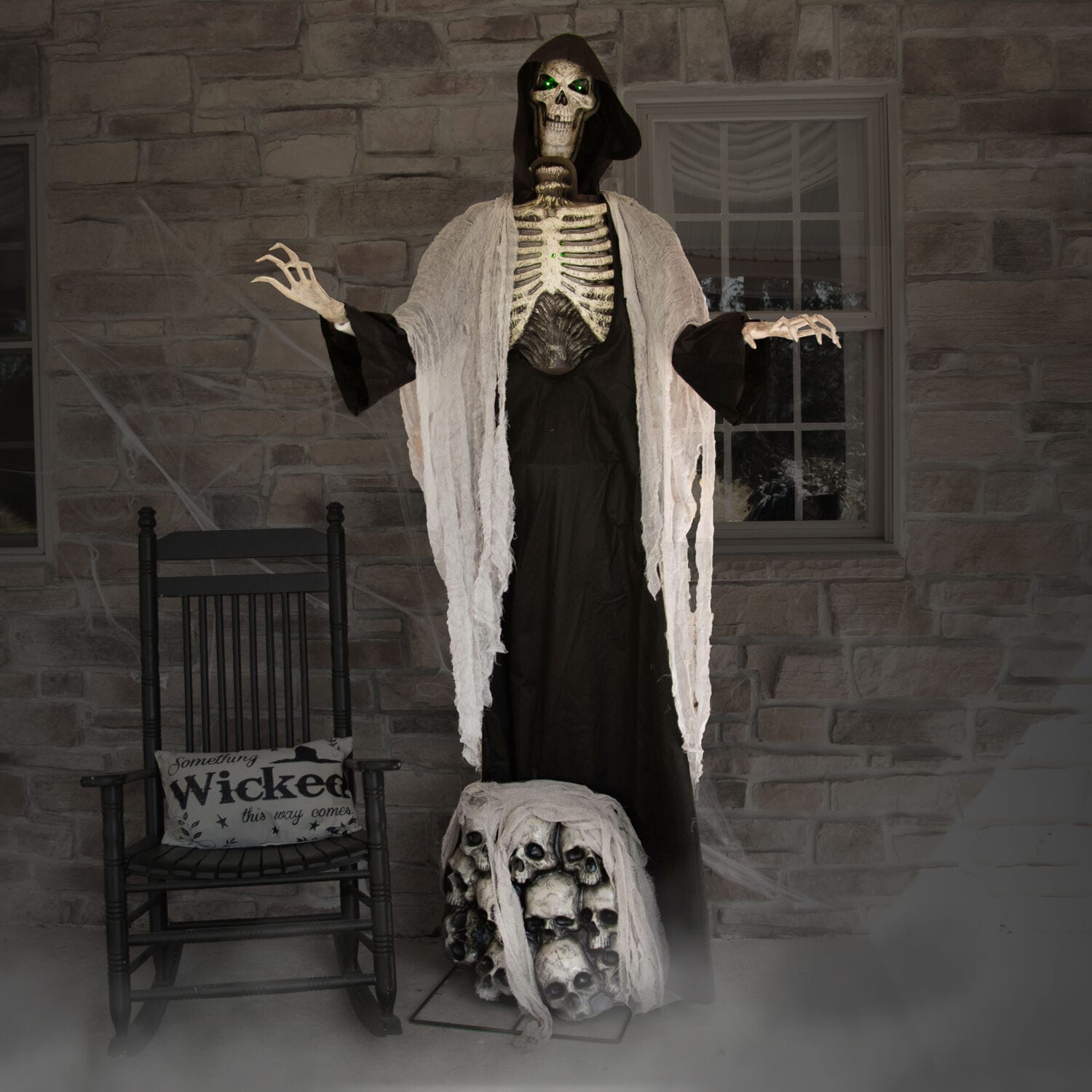 Haunted Hill Farm HHGRVYDSKEL-1FLSA Halloween-Animatronics - View #8