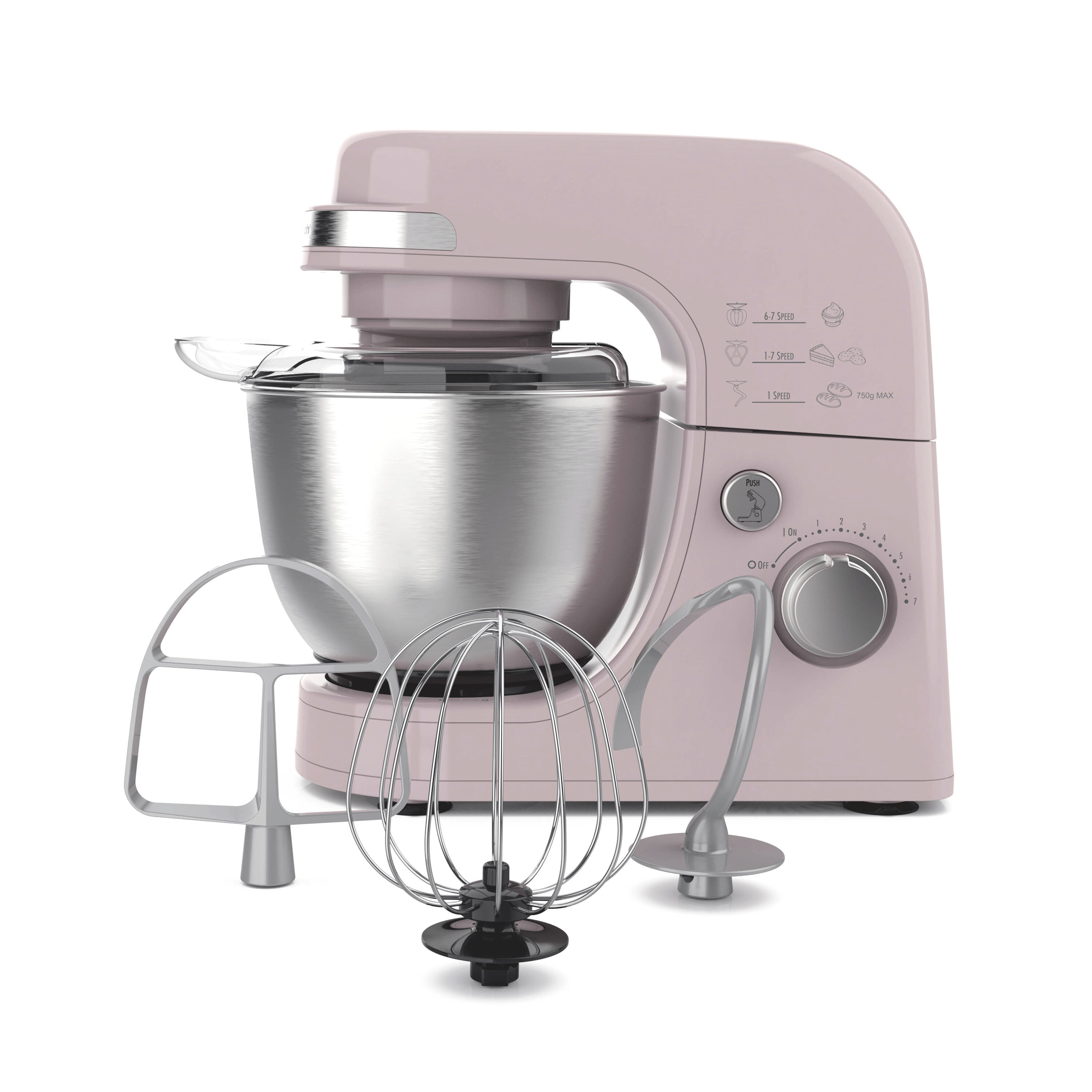 Hamilton Beach 63386 Pink 4-Quarts Tilt-head Stand Mixer