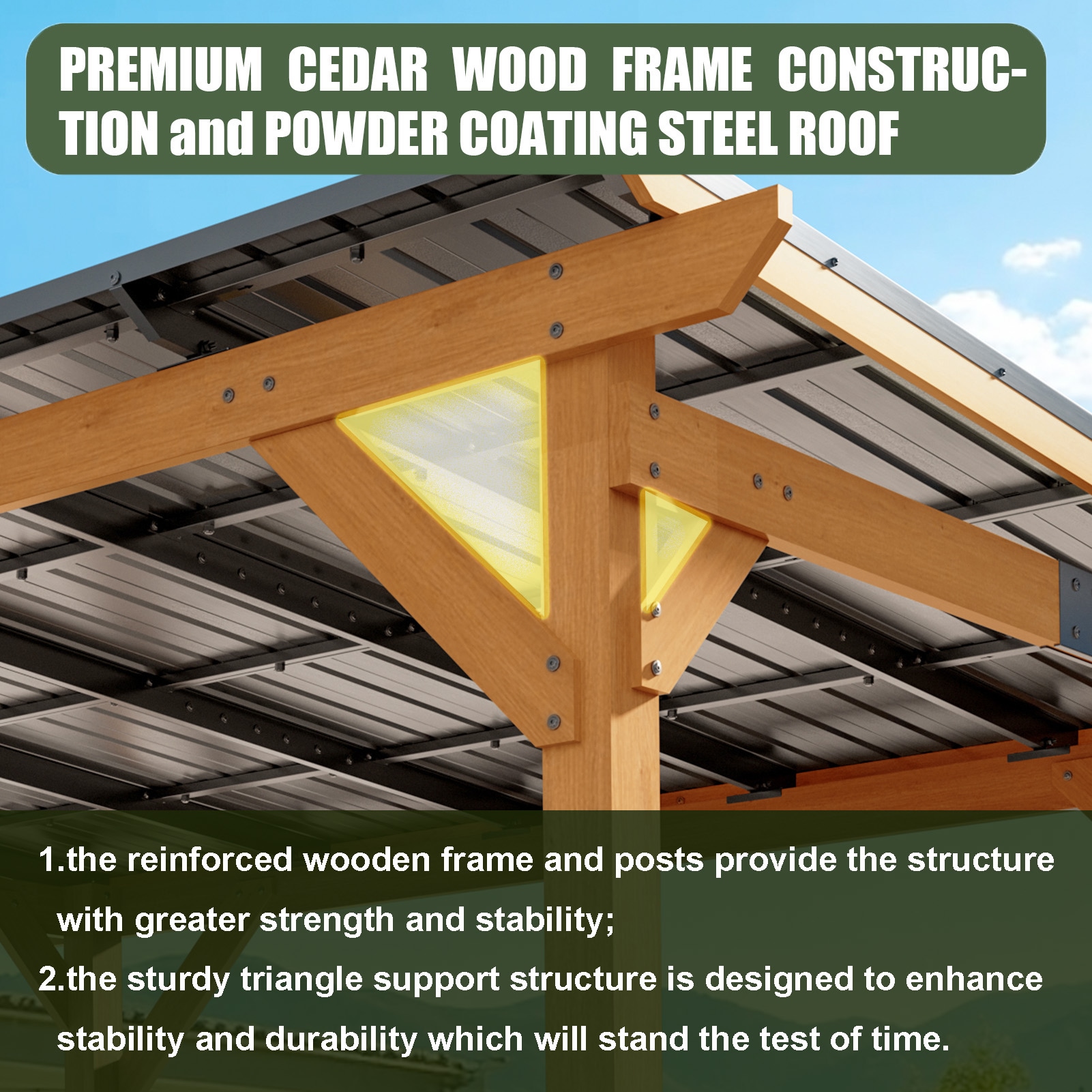 StarEcho WD0810GR0017 Wood-Resin-Gazebos - View #4