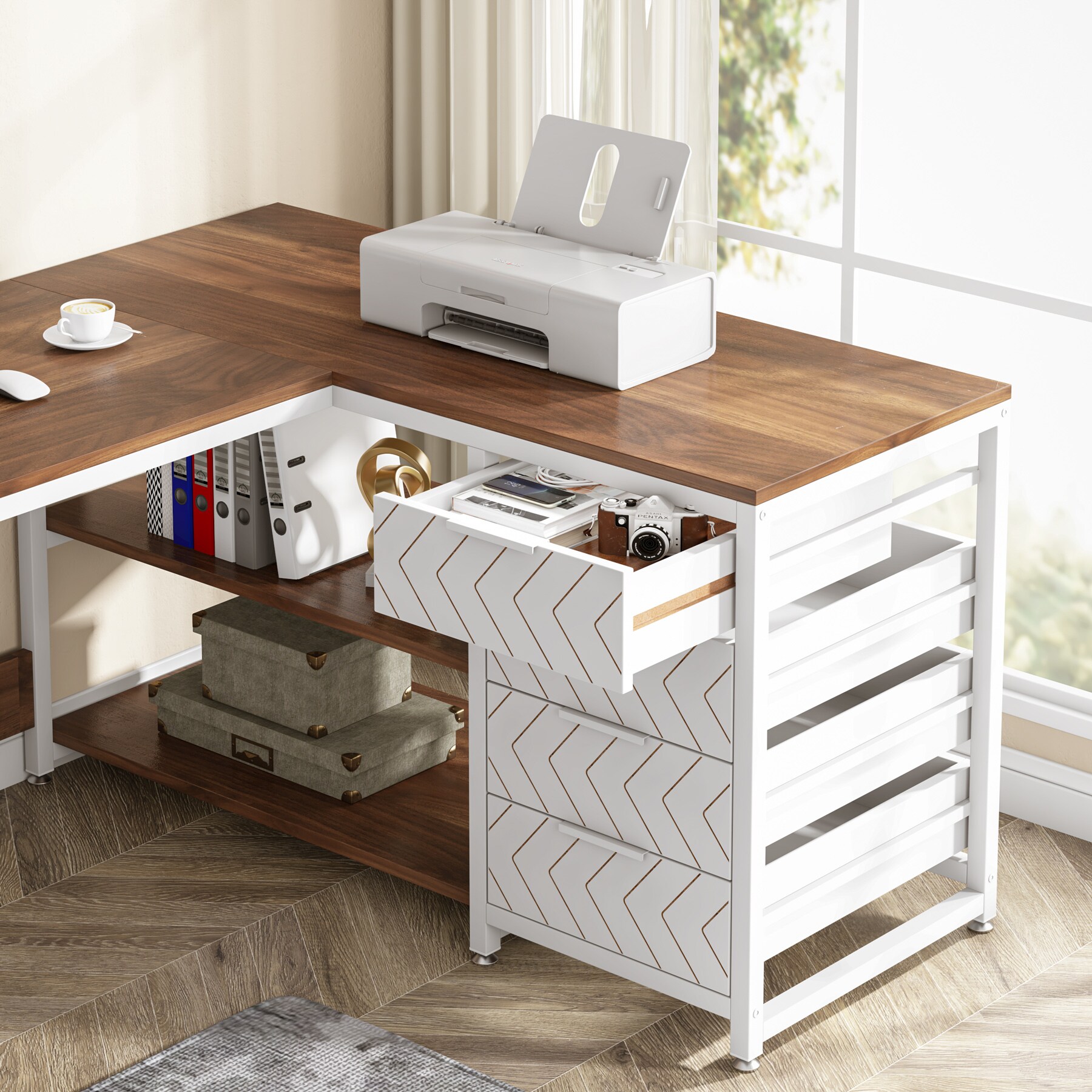 Fnova LWTJ-XK00608 Office-Tables - View #4