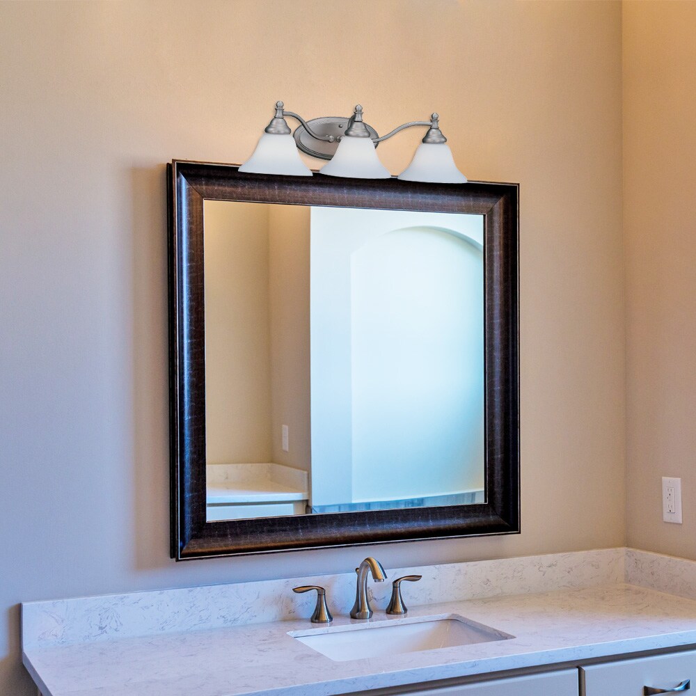 Designers Fountain 4773-PW Savon 25.75-in 3-Light Pewter Modern/Contemporary Vanity Light