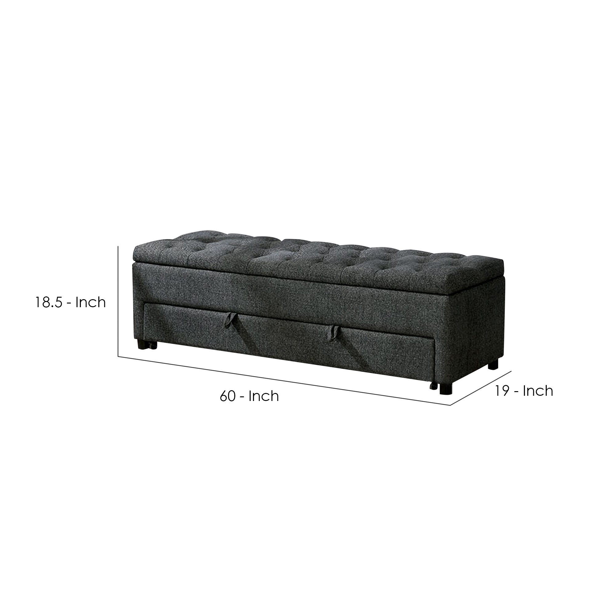 Benzara BM241933 bench - View #5