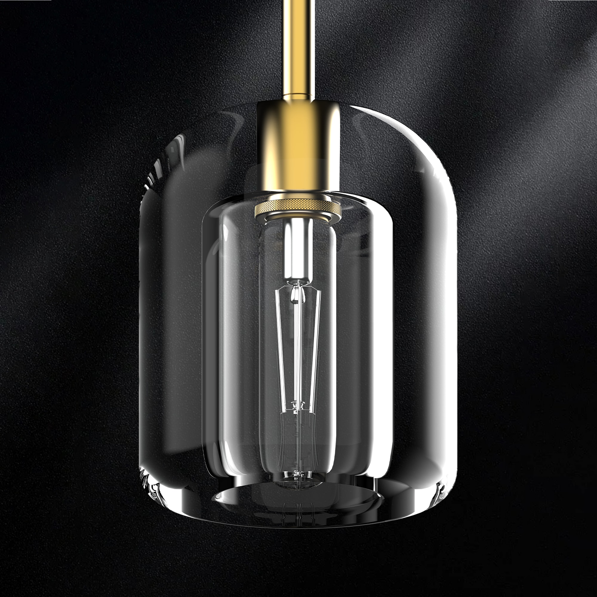 xersbav Gold Crystal Pendant Light Fixture Luxury Modern Kitchen Island Chandelier 7.87in Dining Room Hanging Lights E26 Bulb
