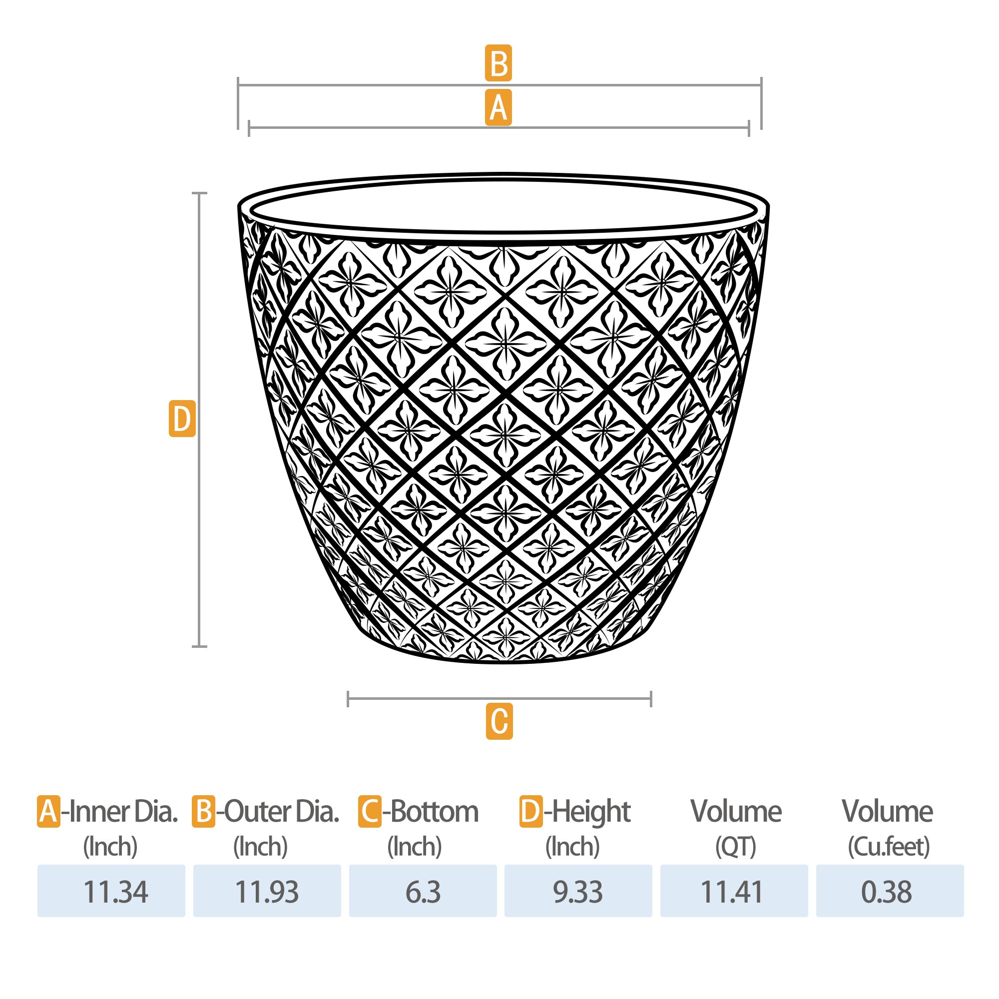 allen + roth PLD2112PTH Planter-Window-Box - View #2