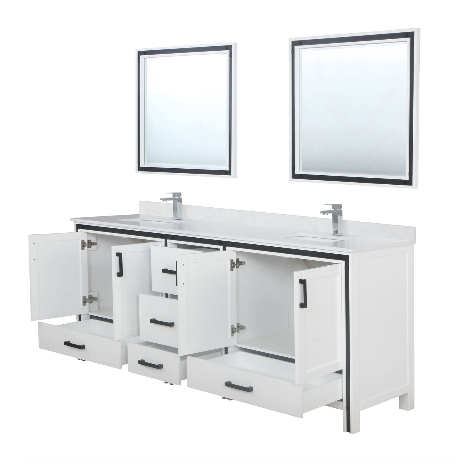 Lexora LVZV84DA211 Bath-Vanity-Combo - View #6
