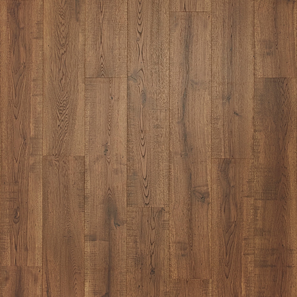 (Sample) TimberCraft +WetProtect Homan Hickory Waterproof Wood Plank Laminate Flooring in Brown | - Pergo LWCSS571