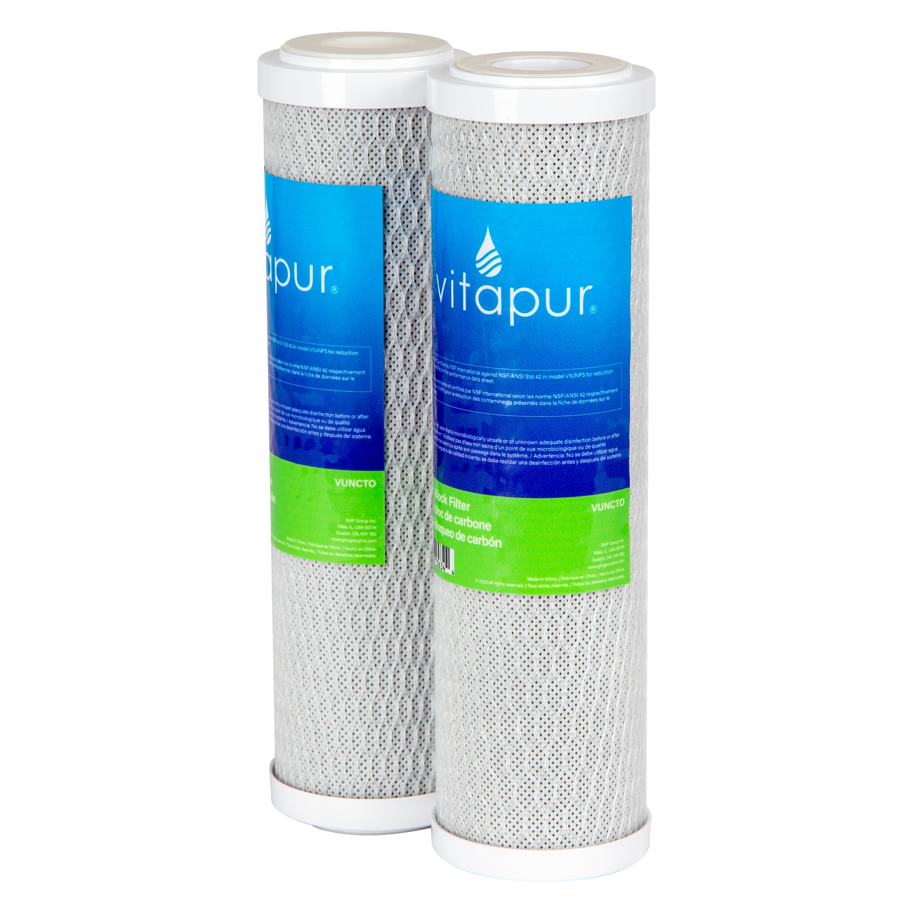 Vitapur Carbon Block Under Sink Replacement Filter (Pack of- 2) in the ...