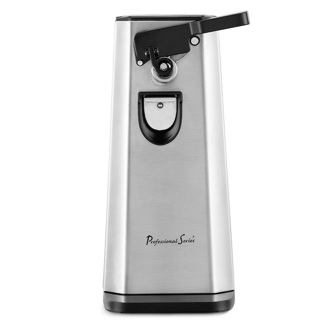 3 in 1 Under the Cabinet Electric Can Opener, Blade Sharpener, Bottle  Opener, Under The Counter Mount, For Large And Small Cans (White)