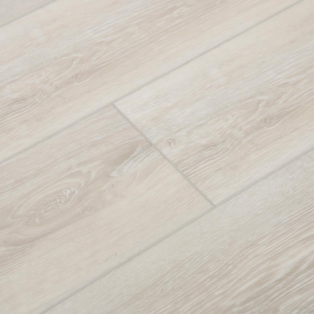 Cali Vinyl Pro With Mute Step Castaway Oak Wide Thick Waterproof Interlocking Luxury 24 03 Sq Ft In The Vinyl Plank Department At Lowes Com
