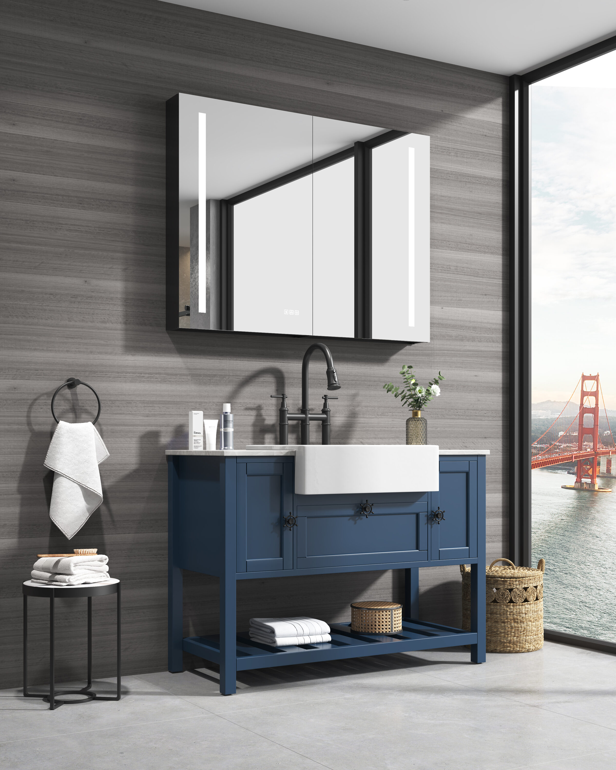 Vacolite KPHS-40 Framed-Bath-Mirrors - View #4