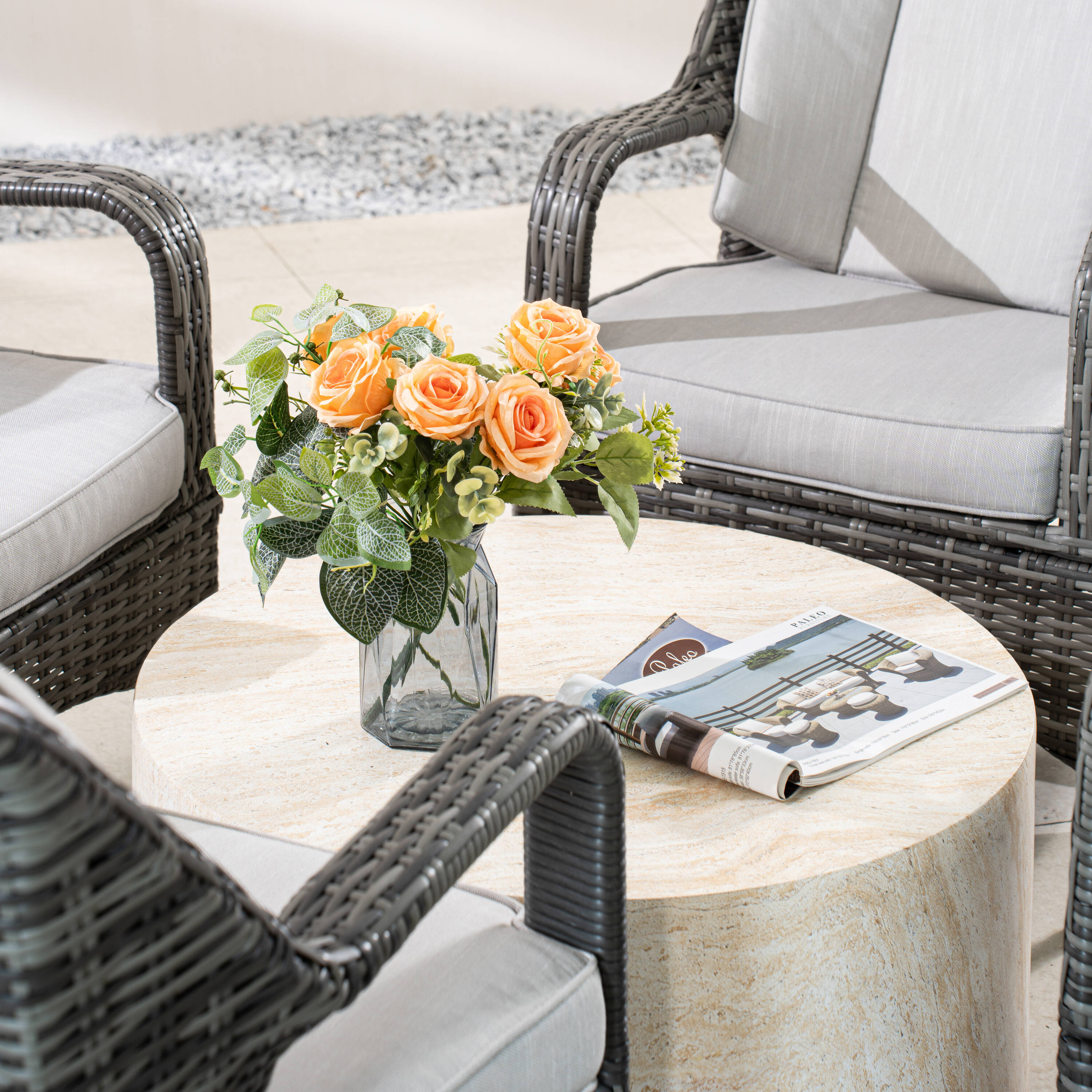 Direct Wicker DWC-240076TA009G Patio-Conversation-Sets - View #5