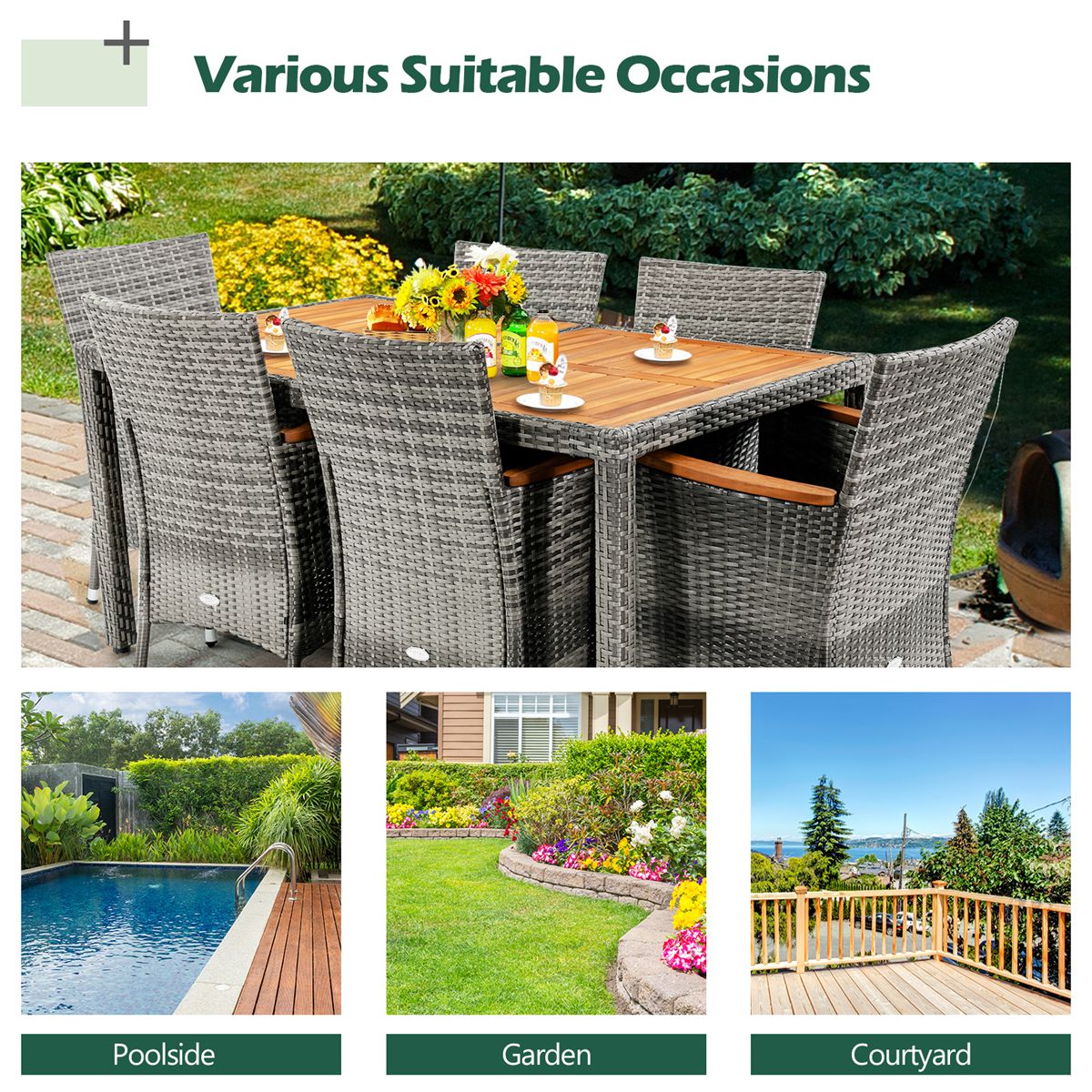Costway HW67571 Patio-Dining-Sets - View #6