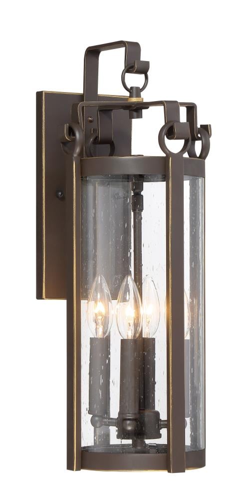 Minka Lavery 72692-226 Somerset Lane 4 -Light 20.5-in H Distressed Bronze Hardwired Outdoor Wall Light