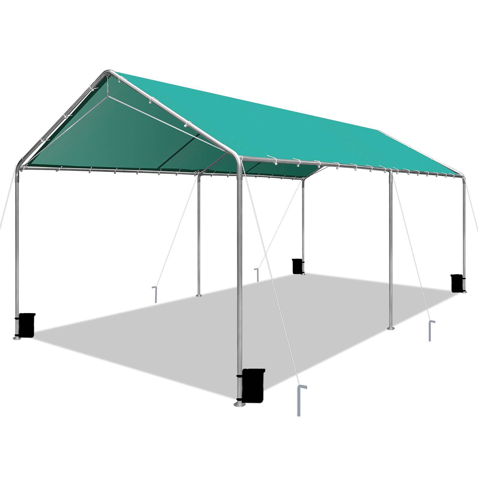 BANSA ROSE BLWYKD041711 10-ft x 20-ft Green Rectangle Semi-permanent Soft top Roof