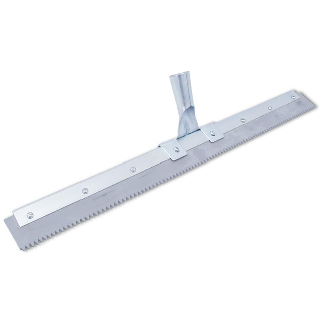 Qlt by Marshalltown 16844 30-Inch Straight Notched Squeegee Complete w/Frame with 1/8-Inch Notch