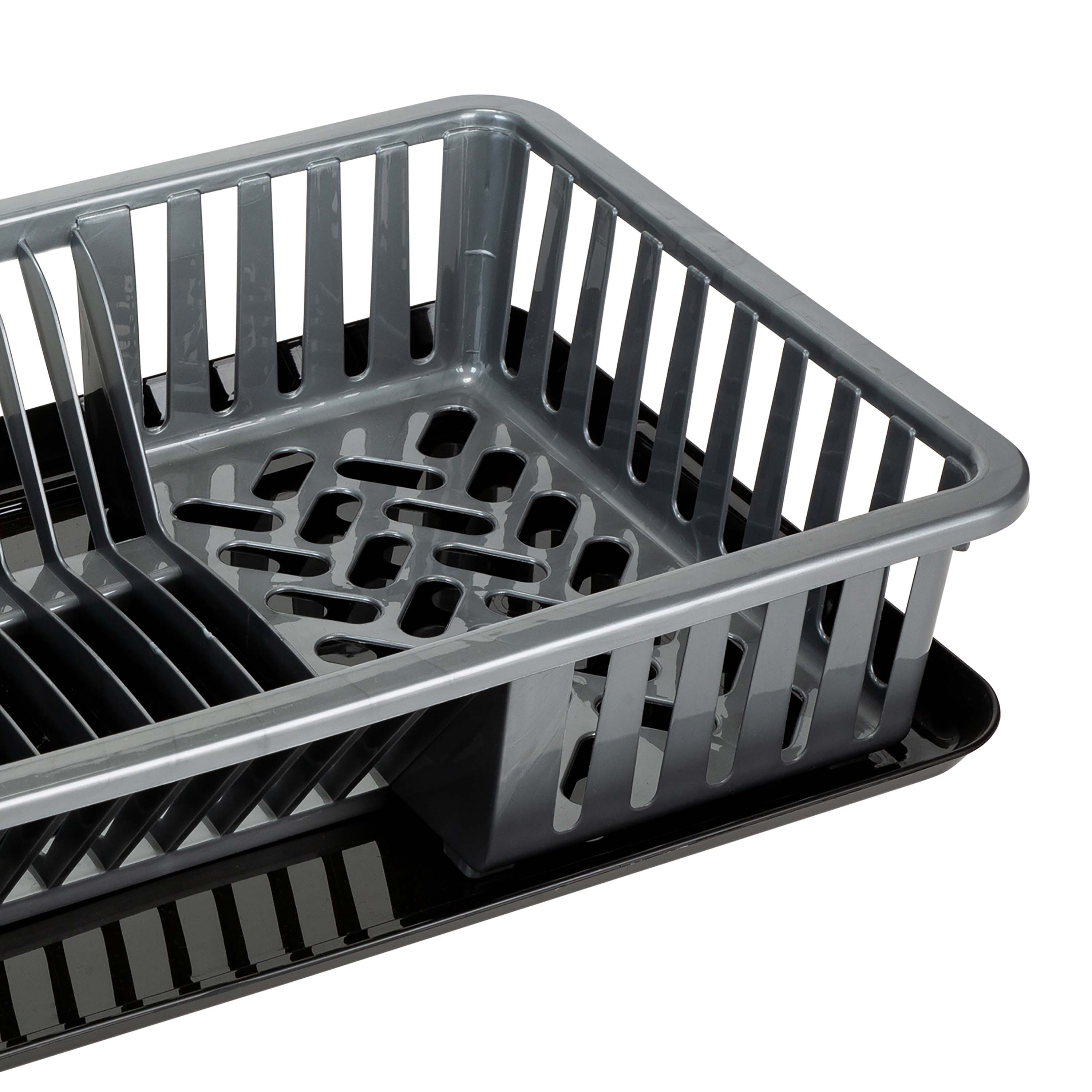 RUDRYAN COLLECTION Dish Drainer Kitchen Rack Plastic RUDRYAN Kitchen Sink  Large Dish Rack Drainer Drying Rack Washing Basket with Tray for Kitchen, Dish  Rack Organizers, Utensils Tools purple Price in India 