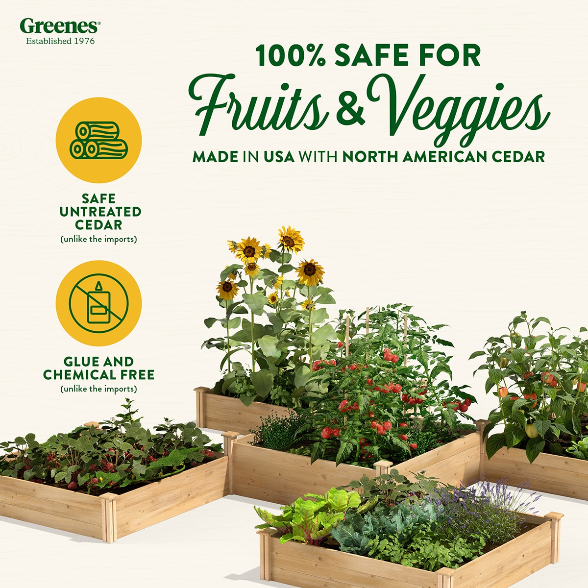 Greenes Fence RC12T8S64B Raised-Garden-Beds - View #3