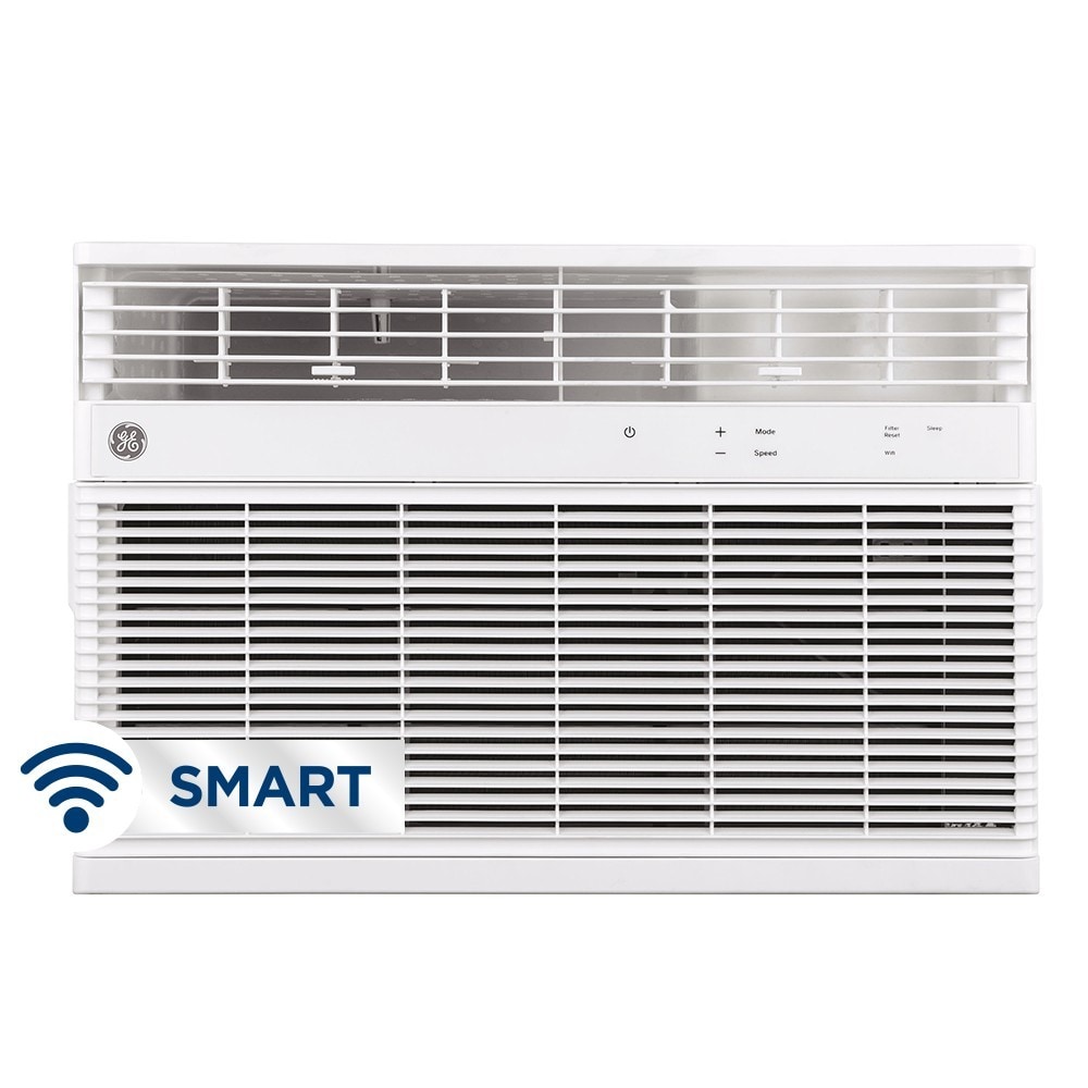 550-sq ft Window Air Conditioner with Remote (115-Volt; 12000-BTU) ENERGY STAR Wi-Fi enabled in White | - GE AHC12AZ