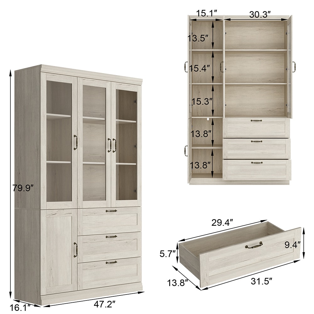 Homsee C-KF260204-01-AB Dining-Kitchen-Storarge - View #15