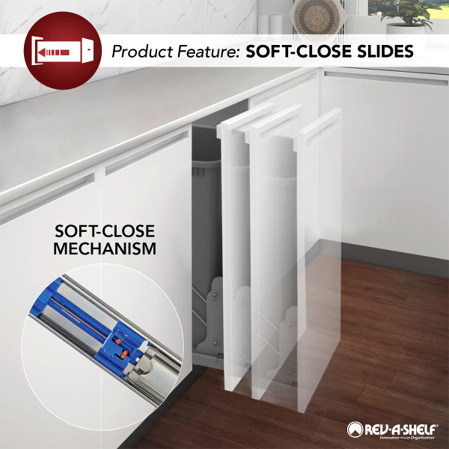 Rev-A-Shelf 252021 Pullout-Trash-Cans - View #7