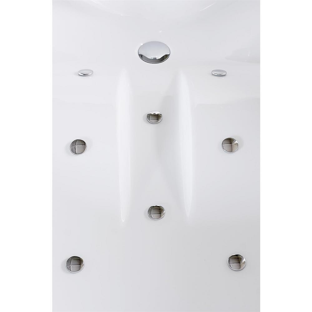 Faucet Included In The Bathtubs, Ariel Bt 150150 Whirlpool Bathtub