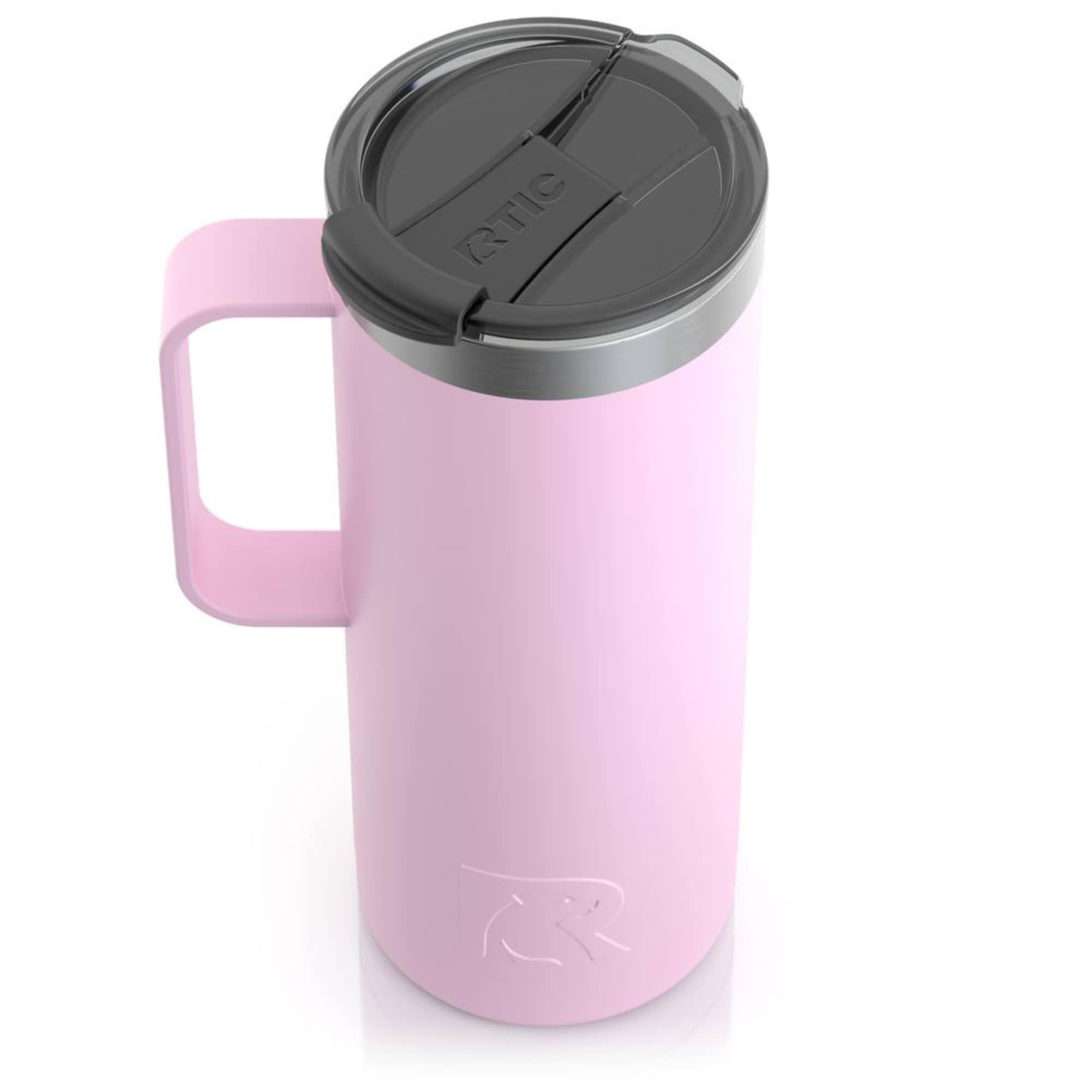 RTIC 16 Oz Stainless Steel Travel Coffee Cup Vacuum Insulated Tumblers Mug  Berry