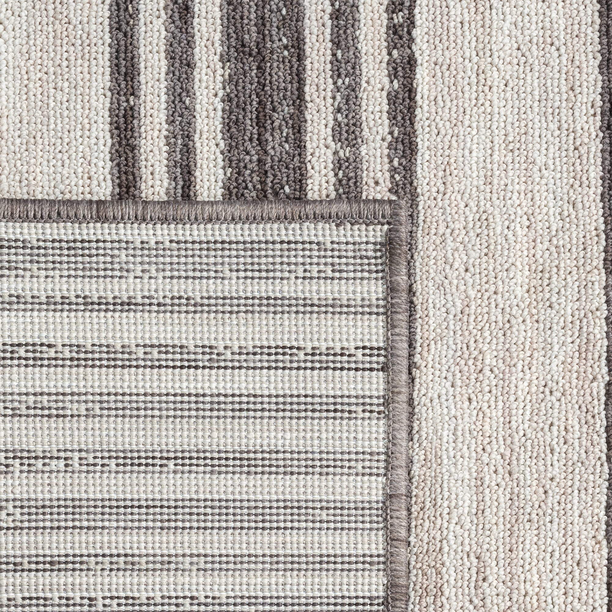Winona 5' x 7' Ivory Wool and Synthetic Reversible Rug