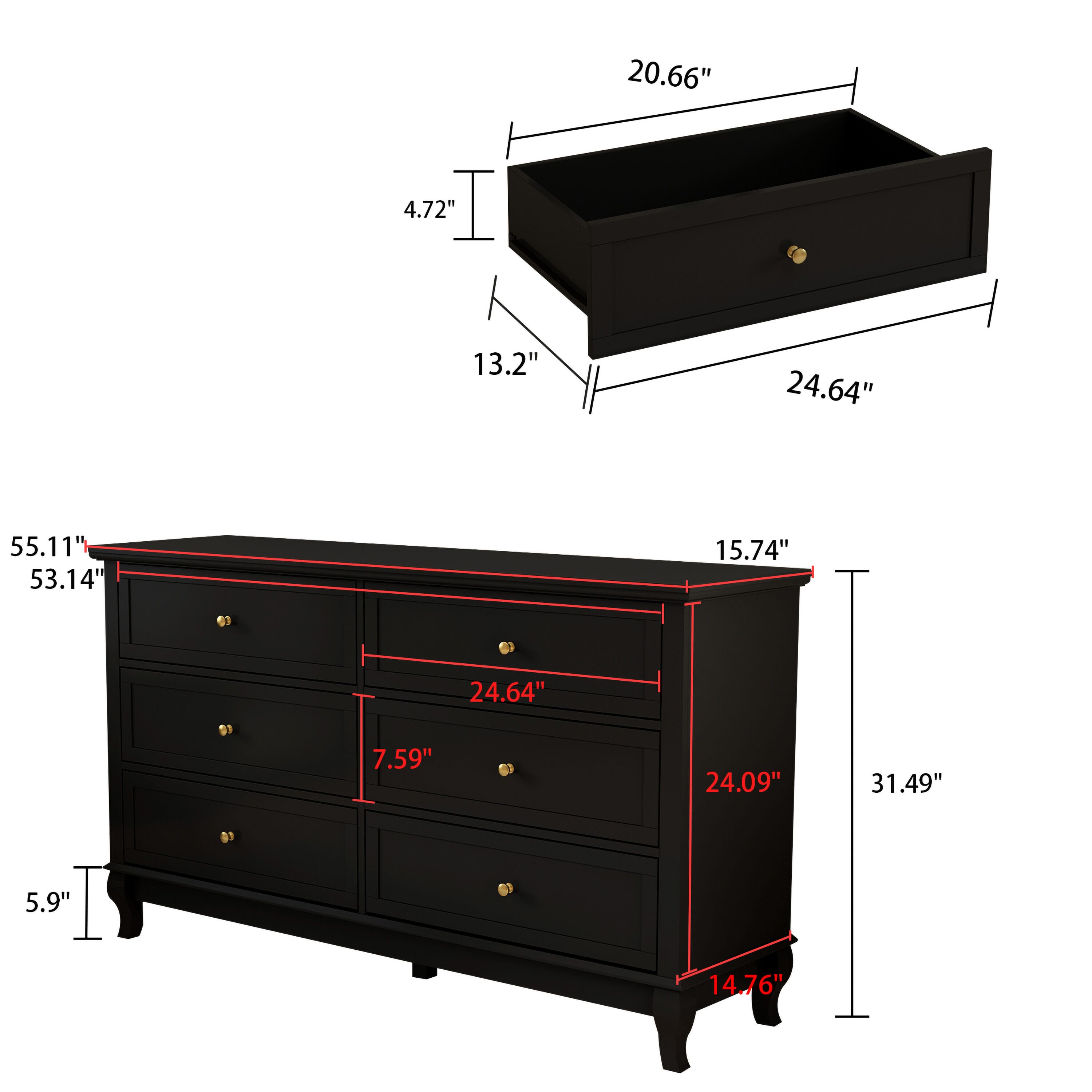 FUFU&GAGA LJY-KF330032-01 dressers - View #7