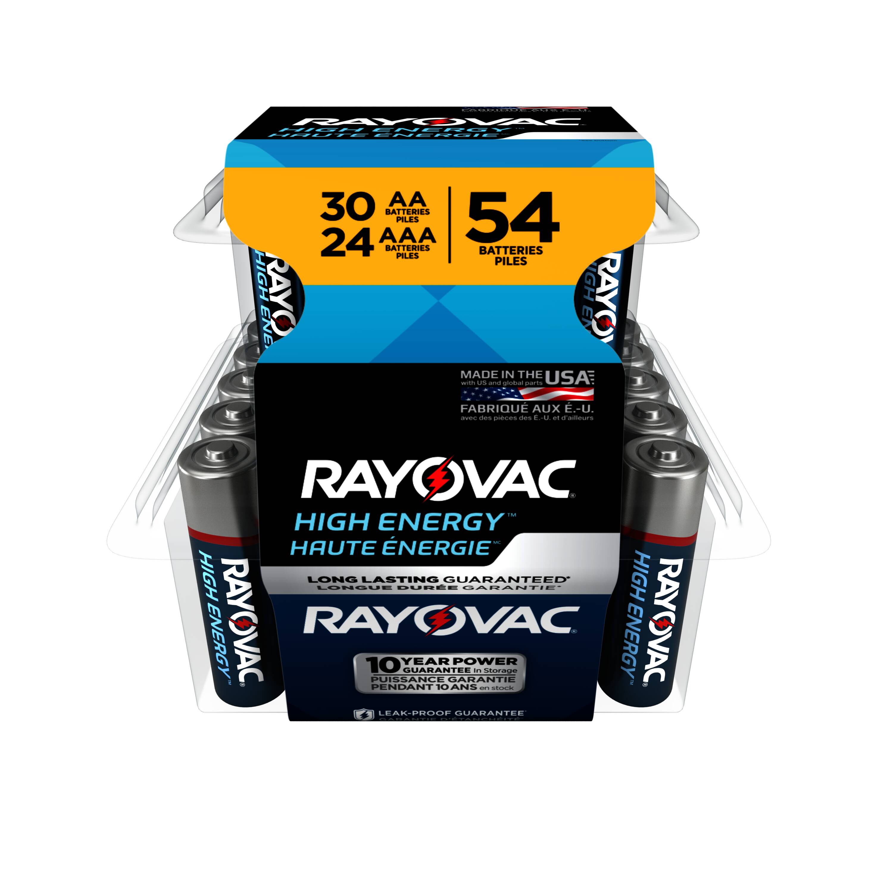 Rayovac High Energy Alkaline AA Batteries, Double A Batteries ( 54 -Pack) #AL-54PP GENJ