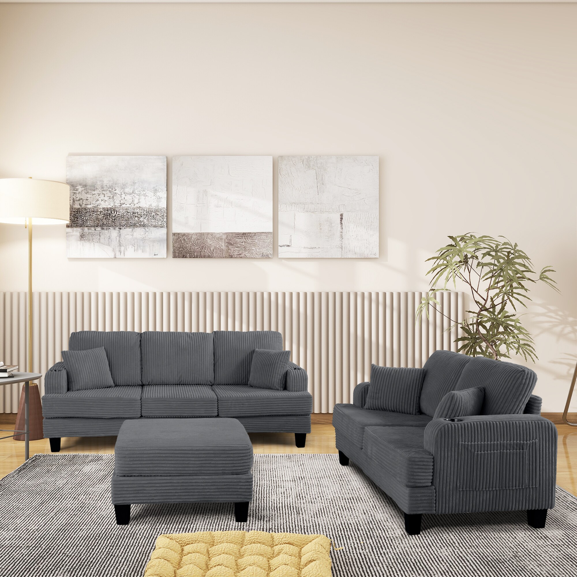 IHOMEadore MDSL6932DG Sofas-Loveseats - View #10
