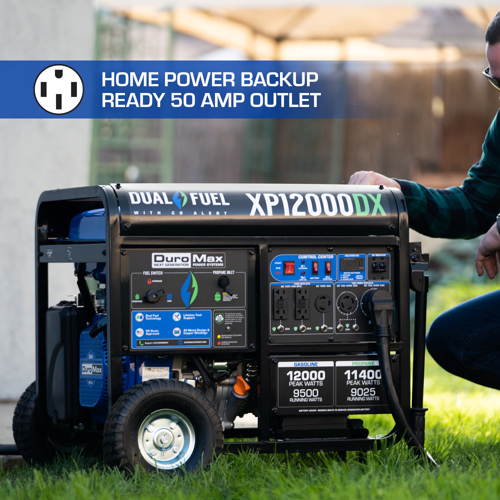 DuroMax XP12000DX Portable-Generators - View #6